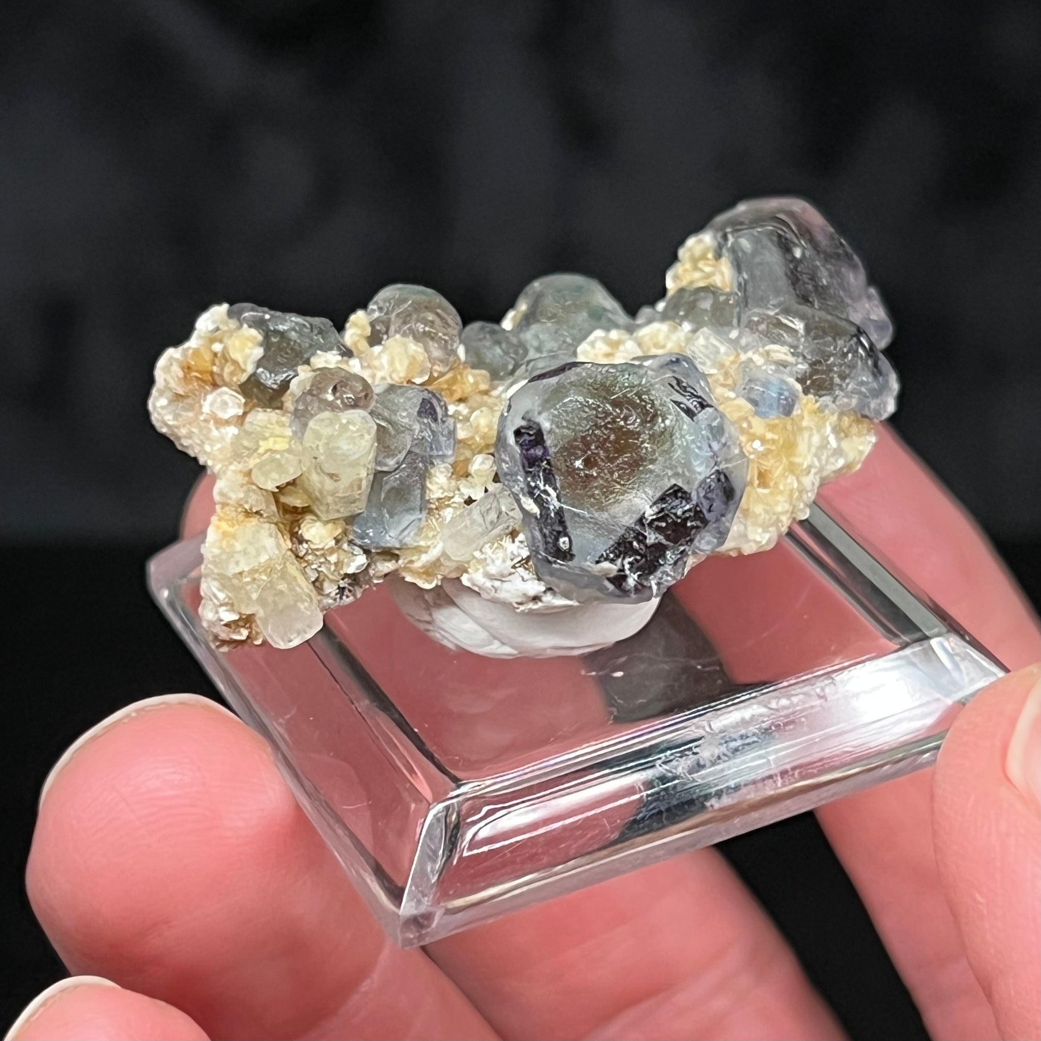 Fluorite combo mineral Goshenite, Mica, Muscovite Erongo 