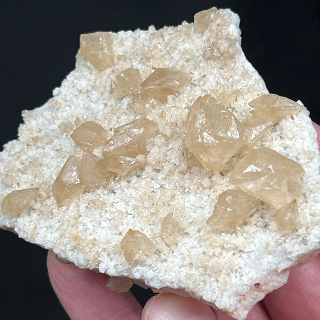Viewed from any angle, this Calcite and Barite piece displays beautifully.