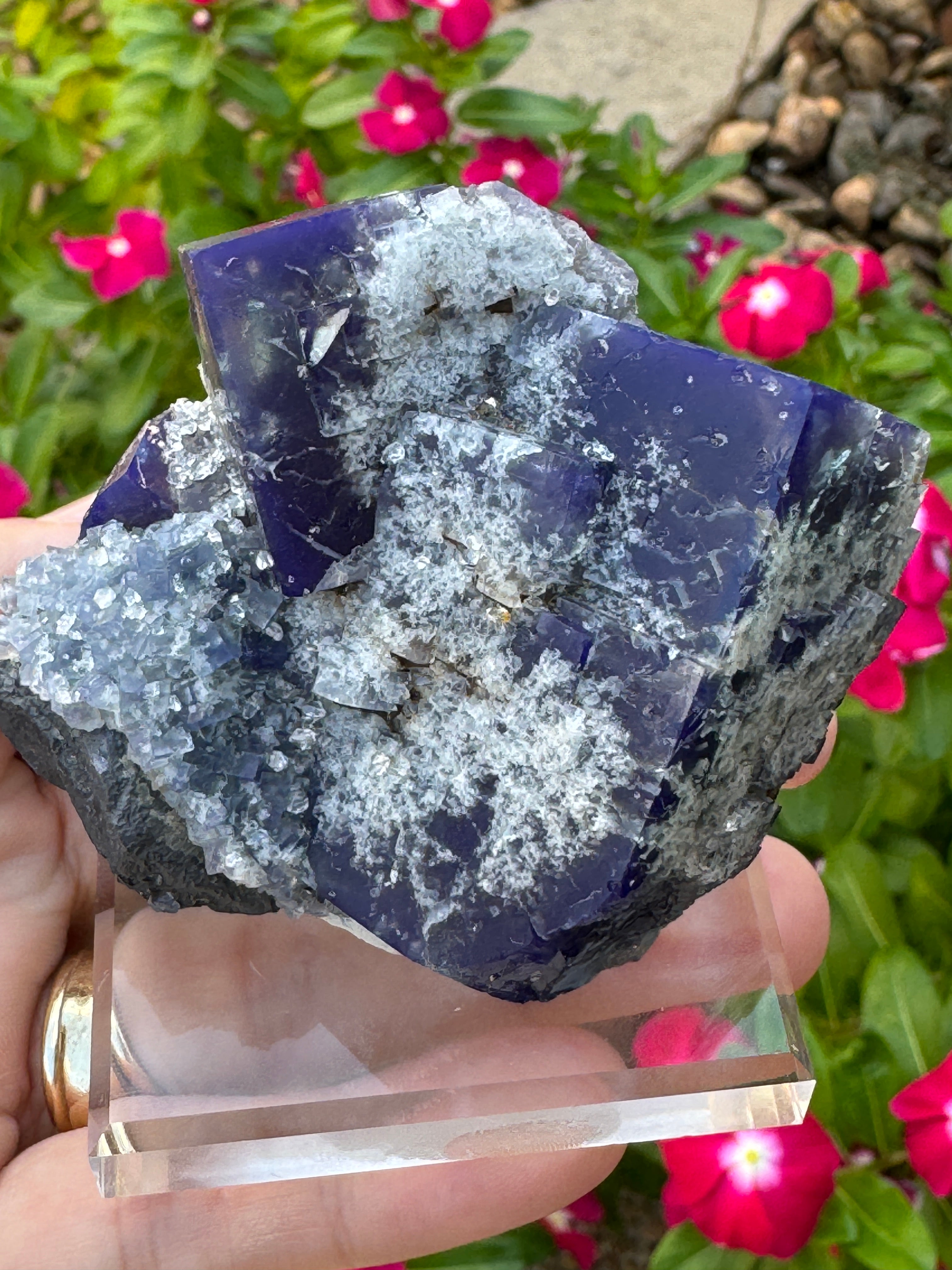 Fluorite Milky Way Pocket, Diana Maria Mine |  Crystal Mineral 196grams. UV Reactive