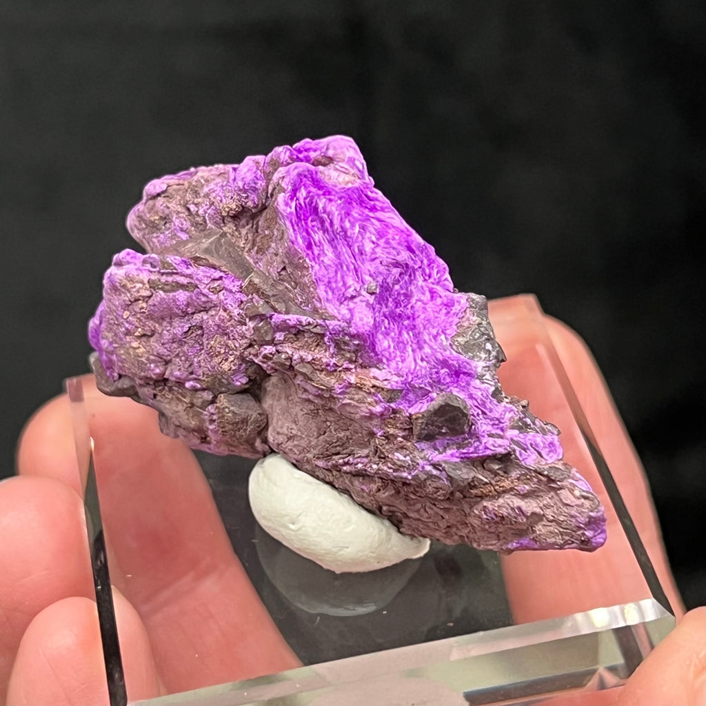 Beautiful, high quality crystallized Sugilite like this sensational piece is truly rare!