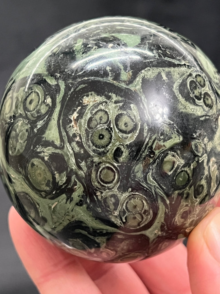 This often considered enigmatic stone has recently been studied, peer reviewed, and determined to mineralogically be a type of volcanic Rhyolite rock and neither a jasper nor a stromatolite rock.