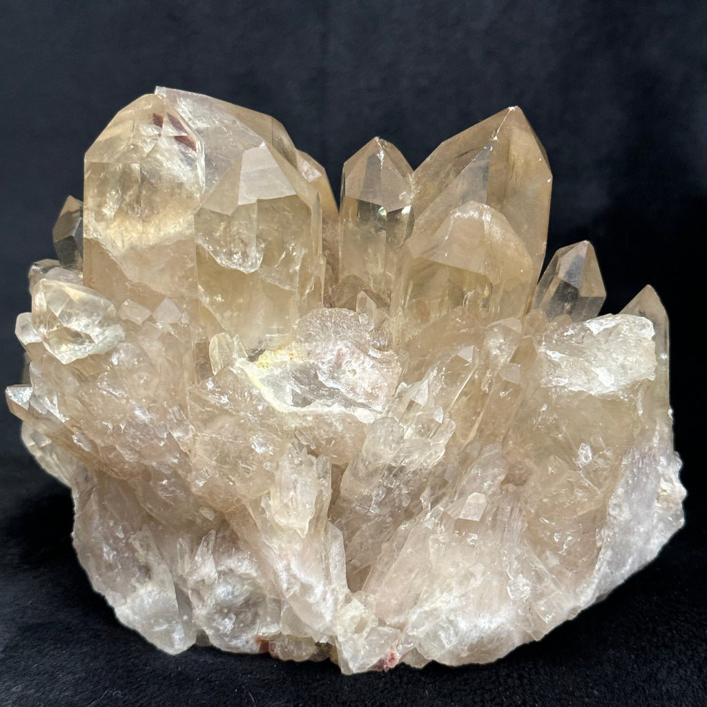 Beautiful self-standing Citrine Cluster natural Crystals.