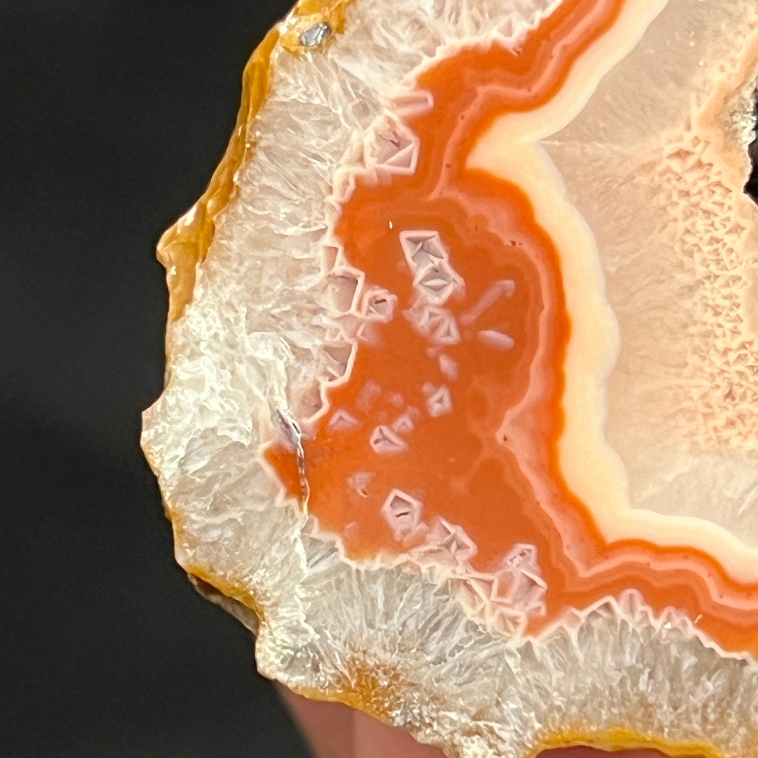 Agate Polished Face Morocco Bright Red | 44g