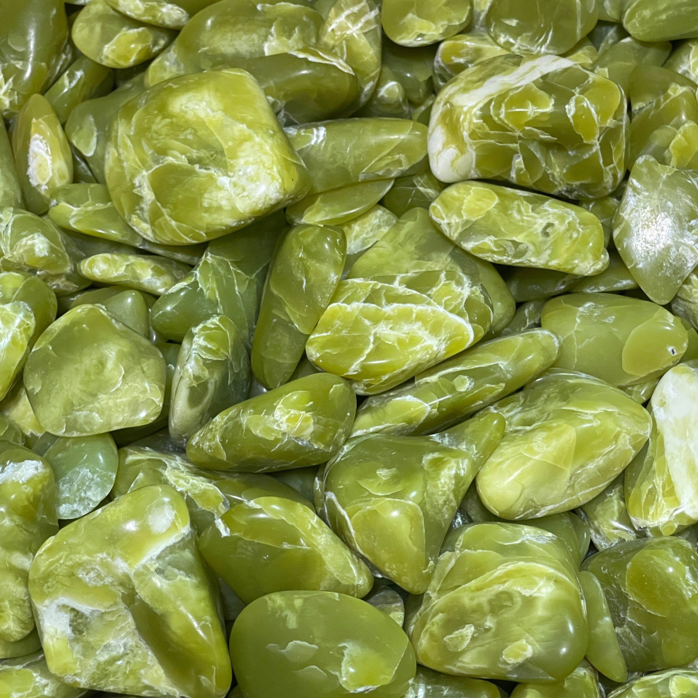 Noble Serpentine Polished tumbled stones