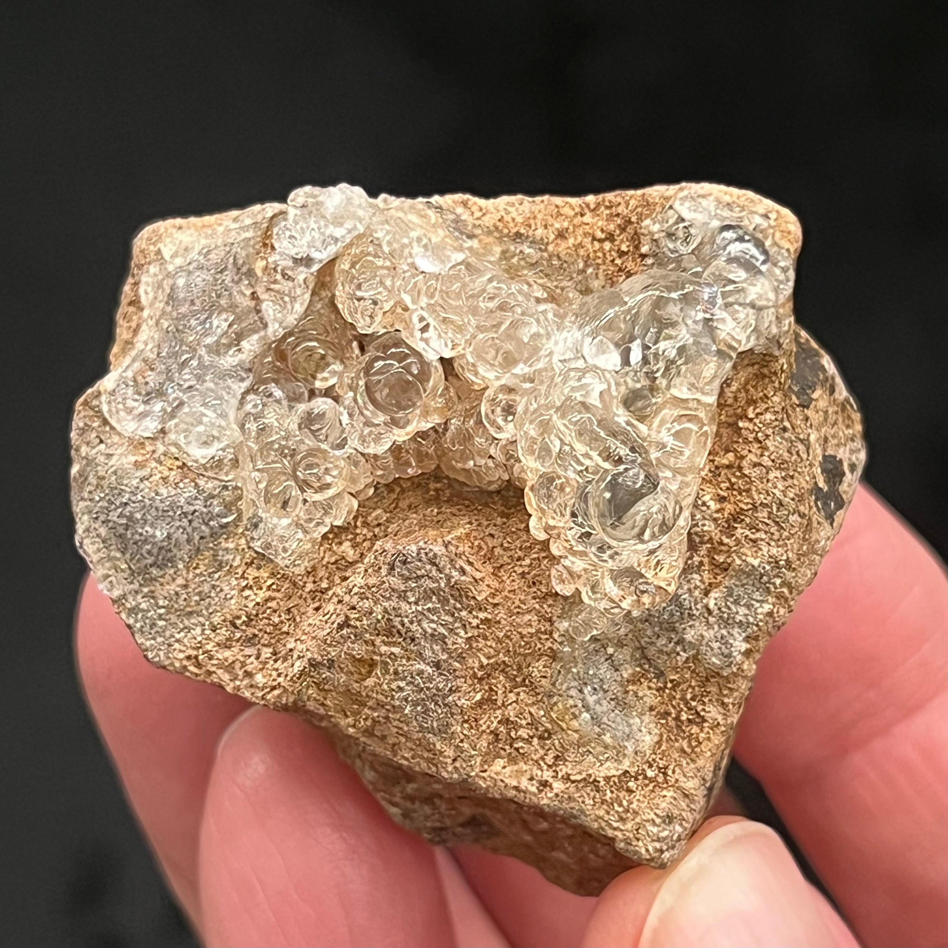 Hyalite Opal Glassy Botryoidal on Matrix Zacatecas