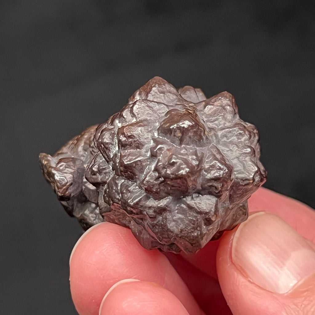 Every angle of this pseudomorph Prophecy Stone, mineralogically Hematite, Goethite Pseudomorph after Marcasite, Pyrite, presents uniquely and beautifully.  This attractive piece was found in the White Desert, Farafra Oasis, New Valley Governorate, Egypt.
