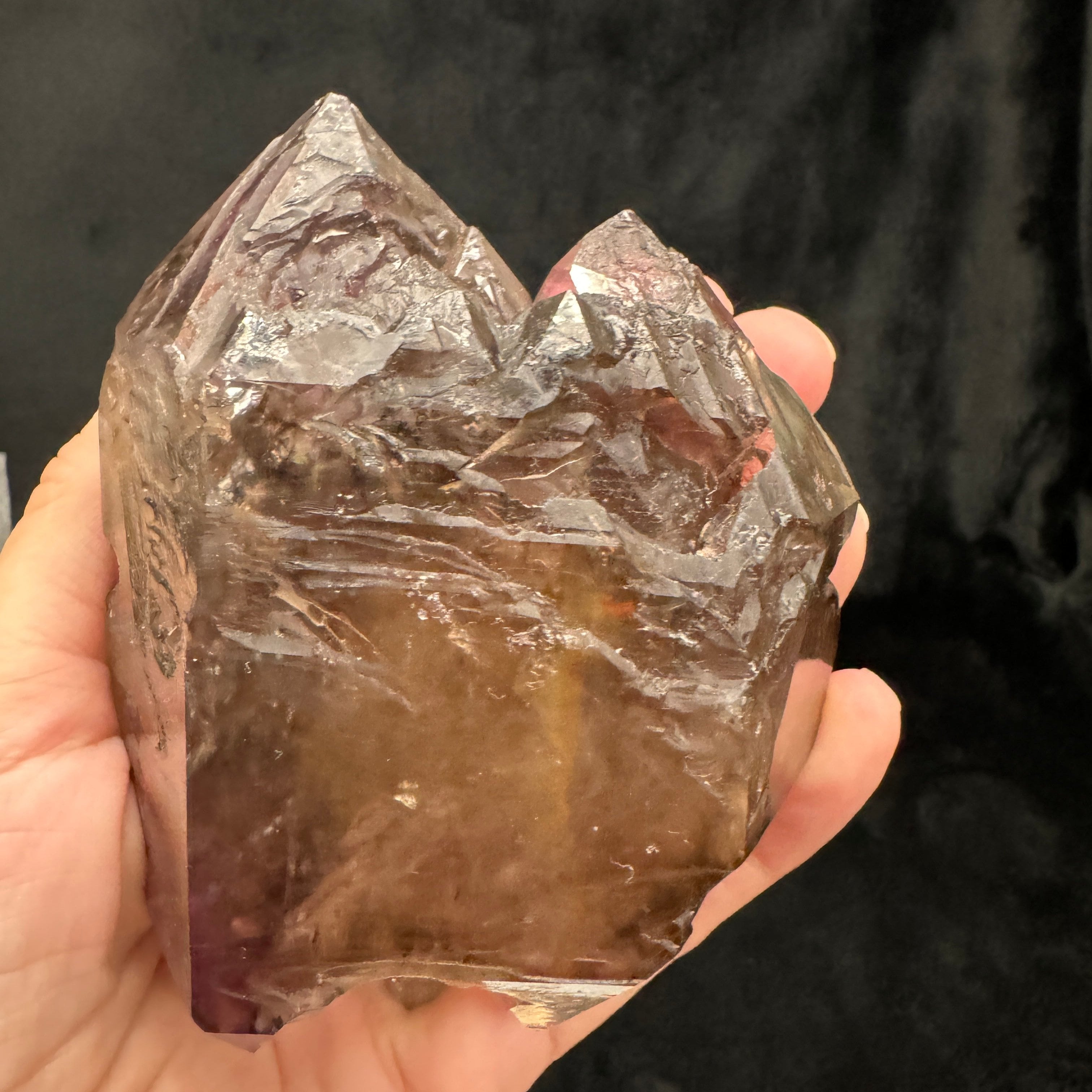 Smoky Quartz Scepter Amethyst 