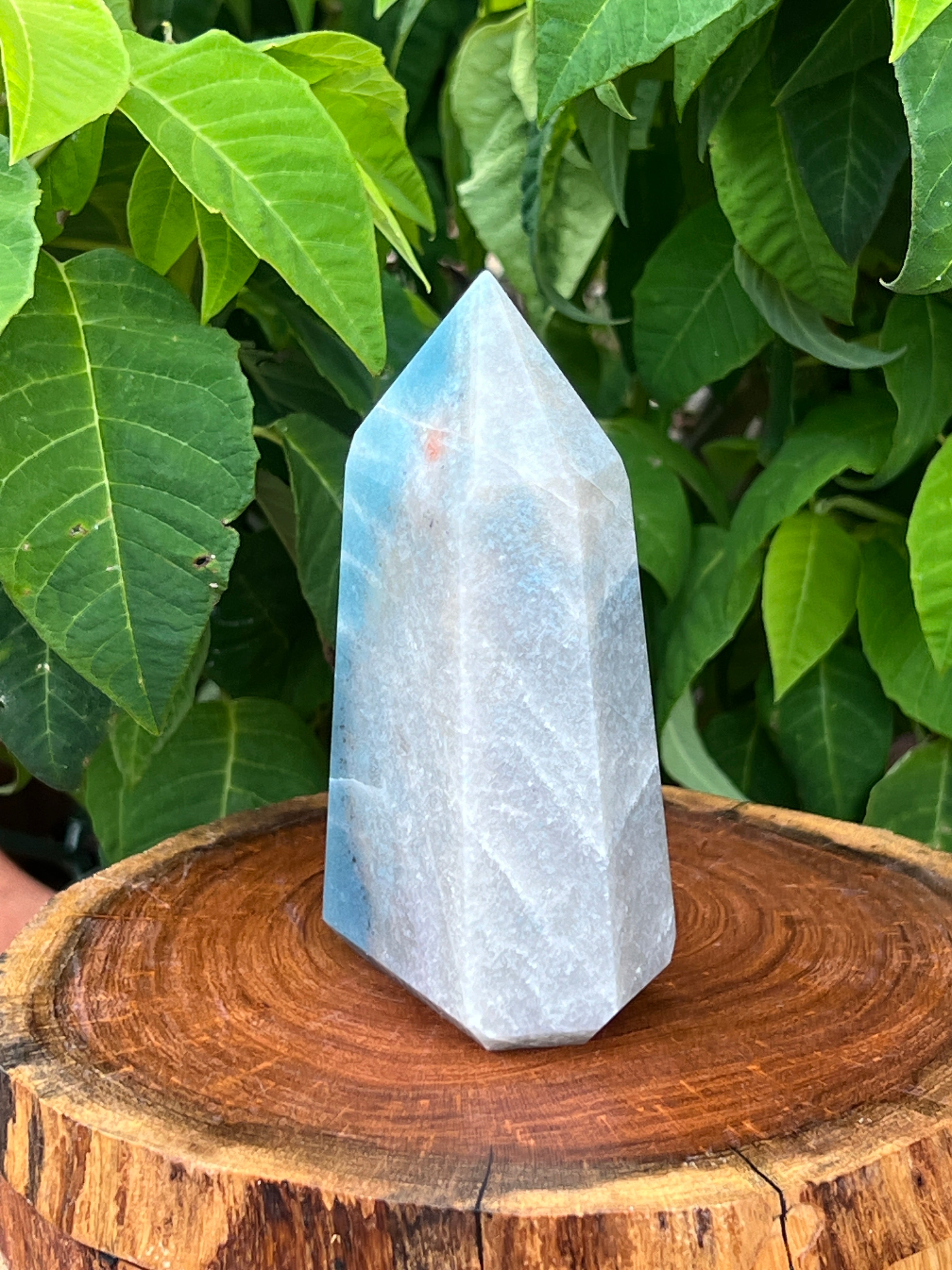This beautiful Trolleite tower is also known as the Ascension Stone, excellent for meditation, opening the third eye and crown chakra.