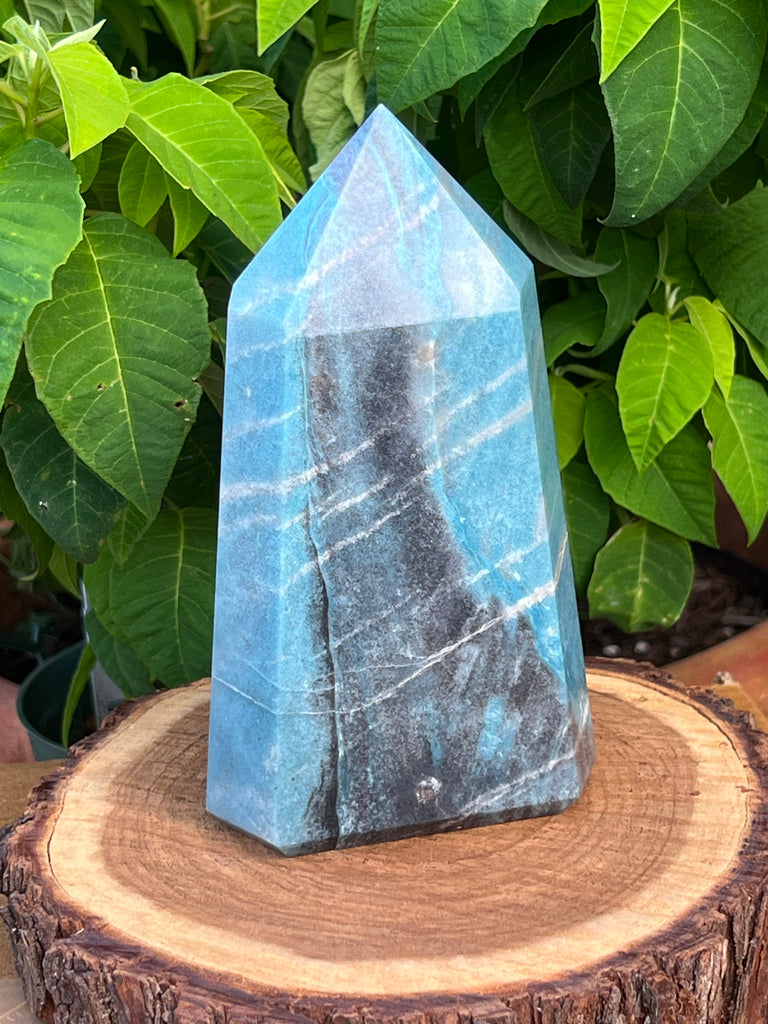 This sensational Trolleite Tower or Obelisk will be an excellent addition to your home decor and to use as a superb meditation stone.