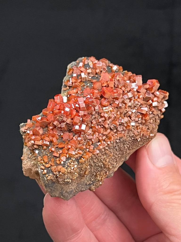 Given how gorgeous and fascinating these Vanadinite crystals are, it’s easy to see why so many crystal collectors and enthusiasts are drawn to Vanadinite, a very attractive mineral and is a fine example of the beauty found in nature. 