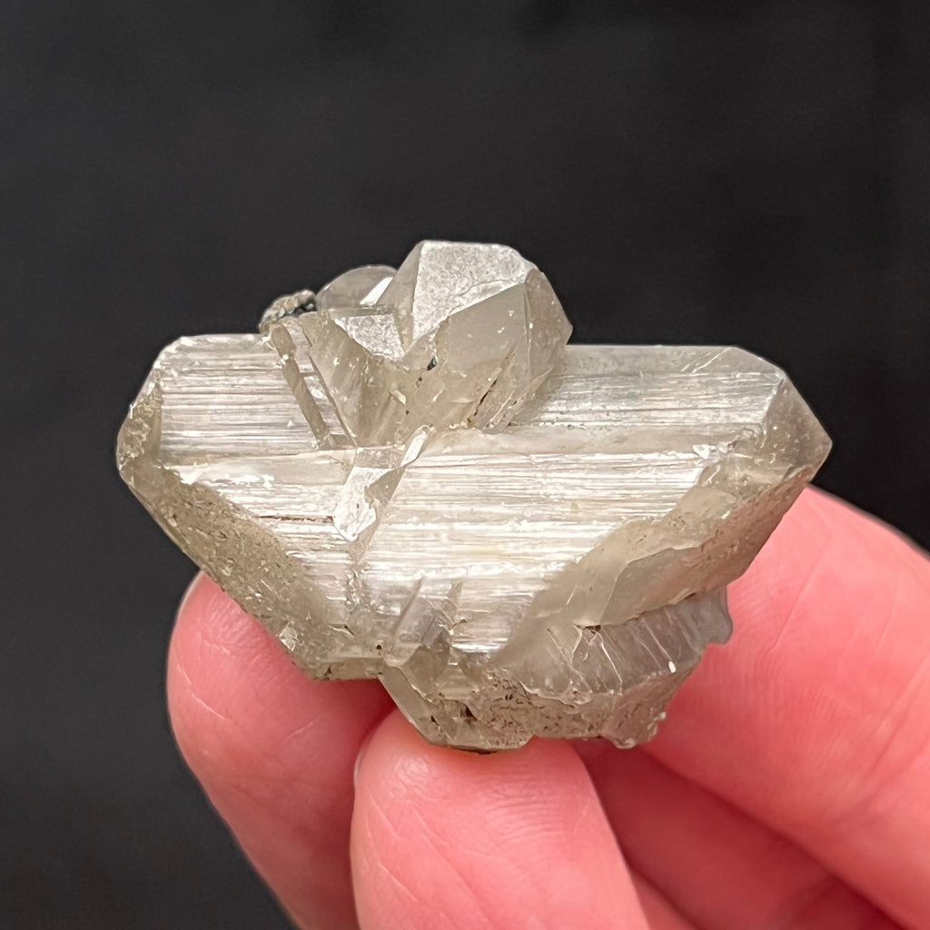 Excellent Twinning Cerussite Crystals 45g