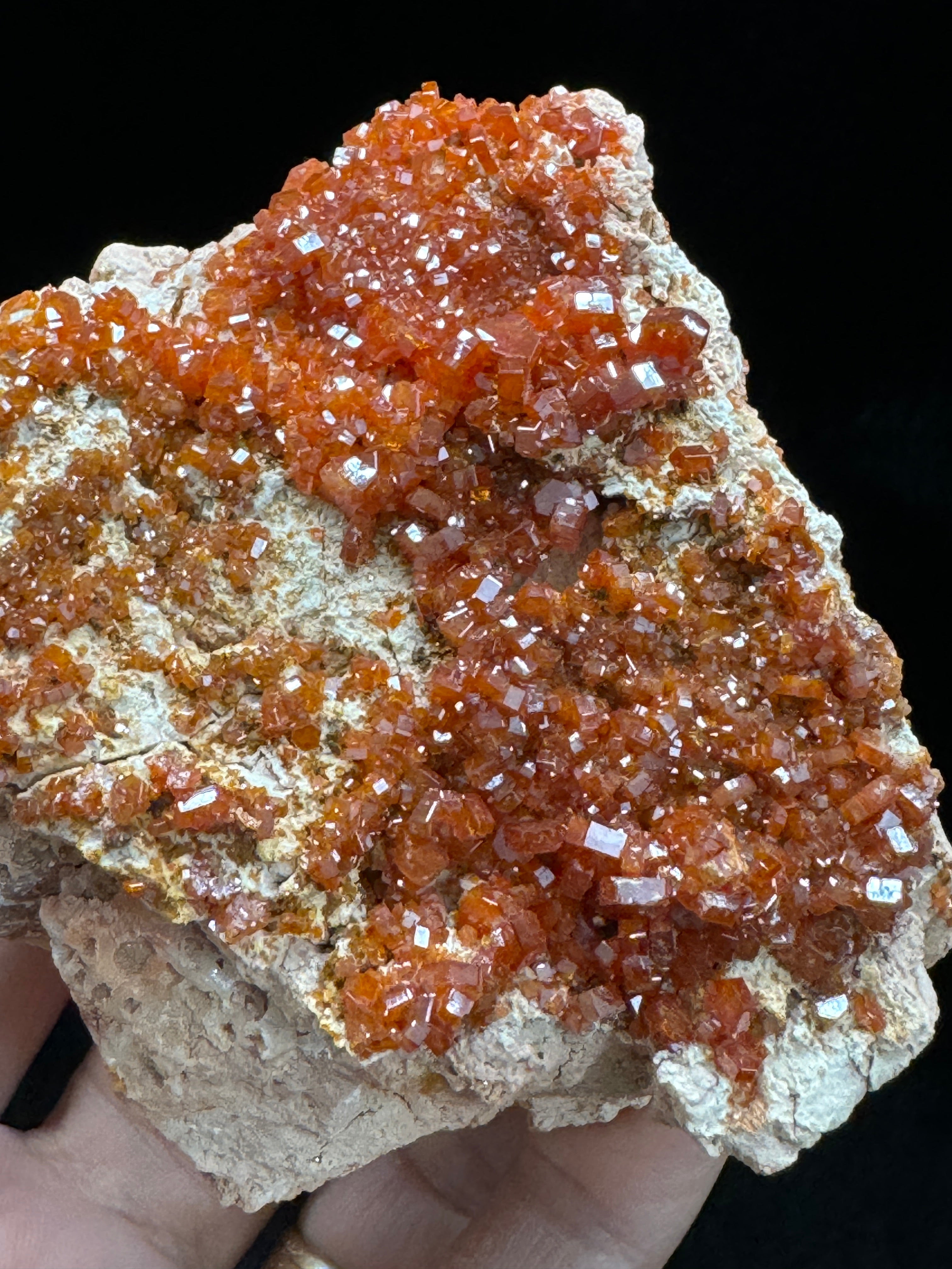 Vanadinite Crystal Cluster 155grams; Beautiful Mineral Natures Gift!