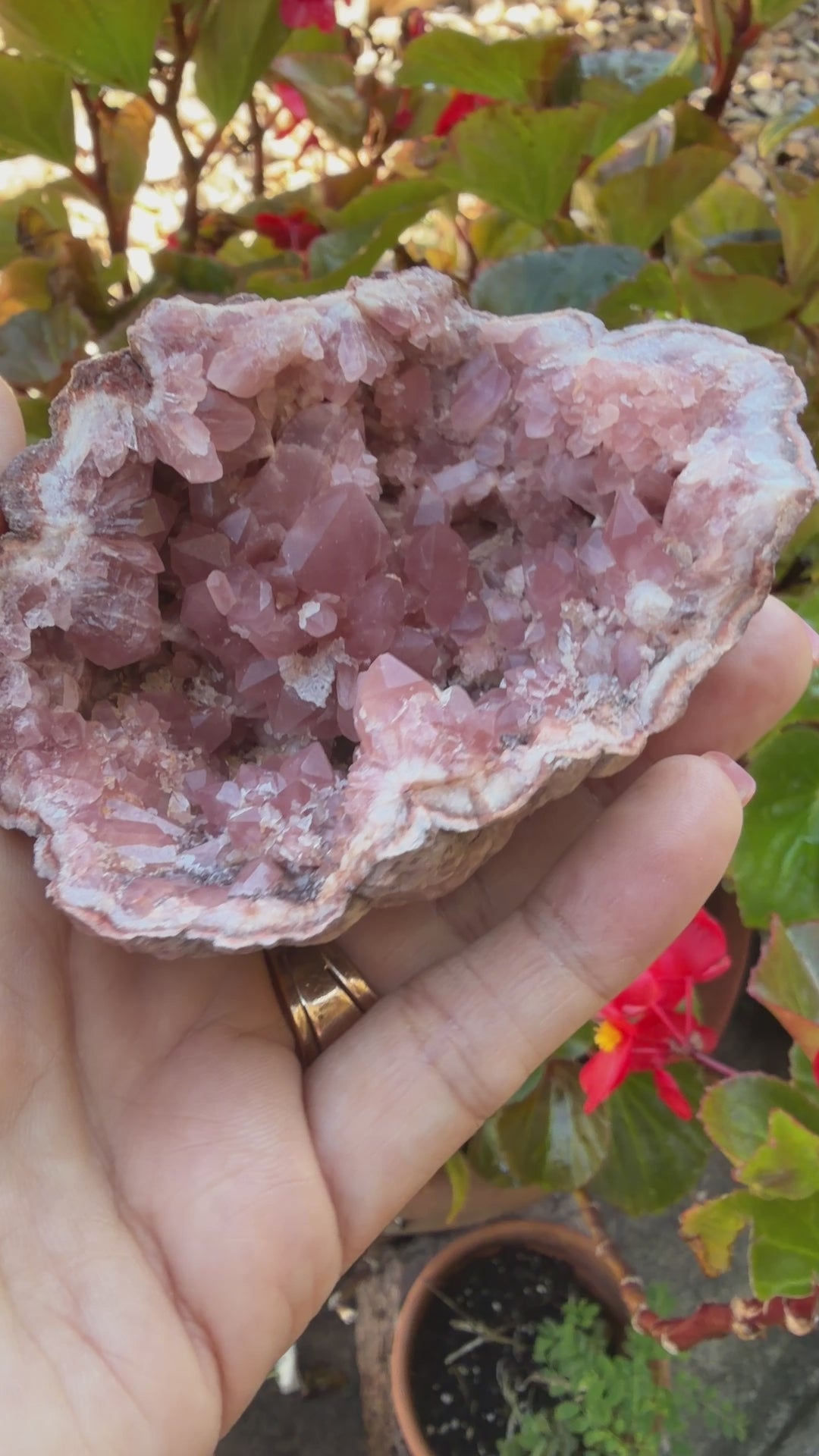 video of Pink Amethyst Crystal