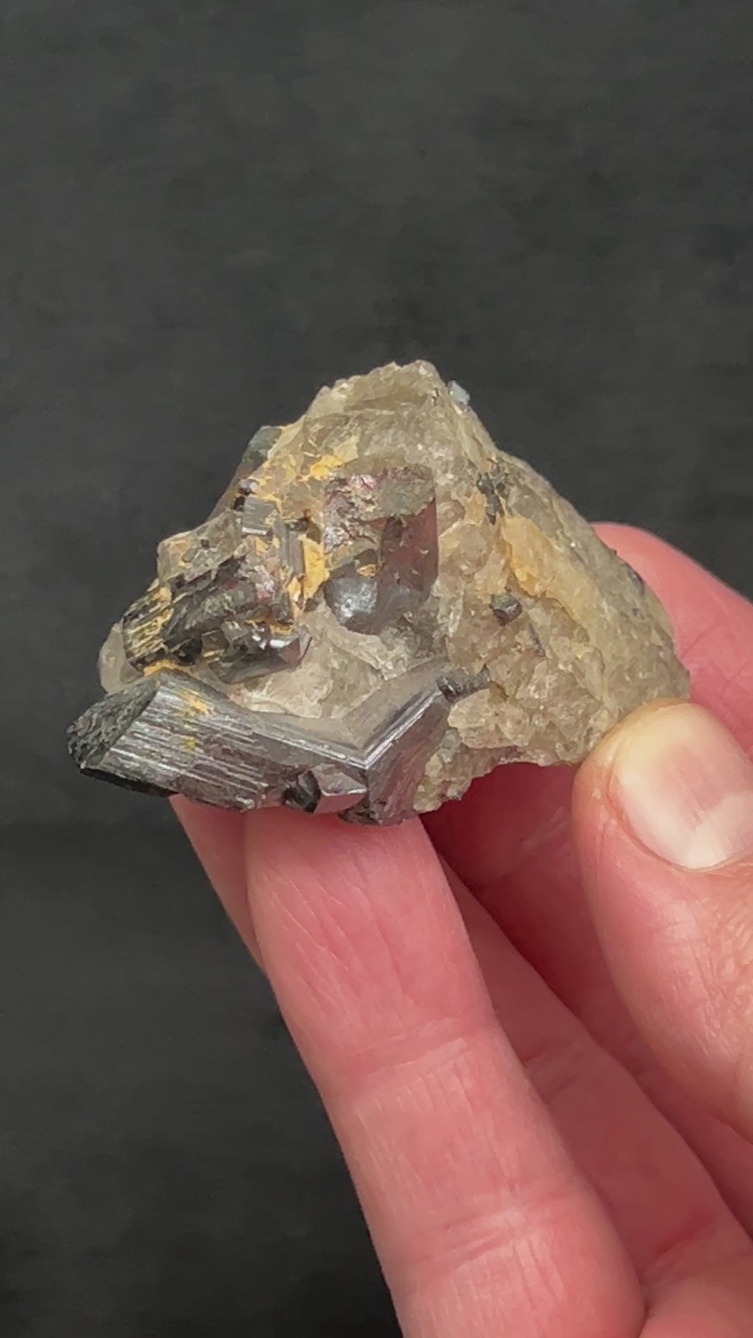 No rutile collection is complete without a piece like this one!   A fine representative of larger sized, thicker, well formed geniculate twin, terminated rutile from Stoney Point, North Carolina. 