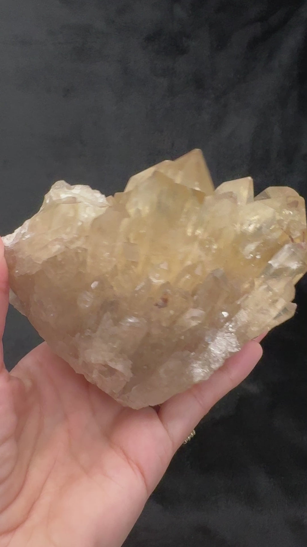 Citrine Crystal Cluster, large, 100% natural, statement piece.