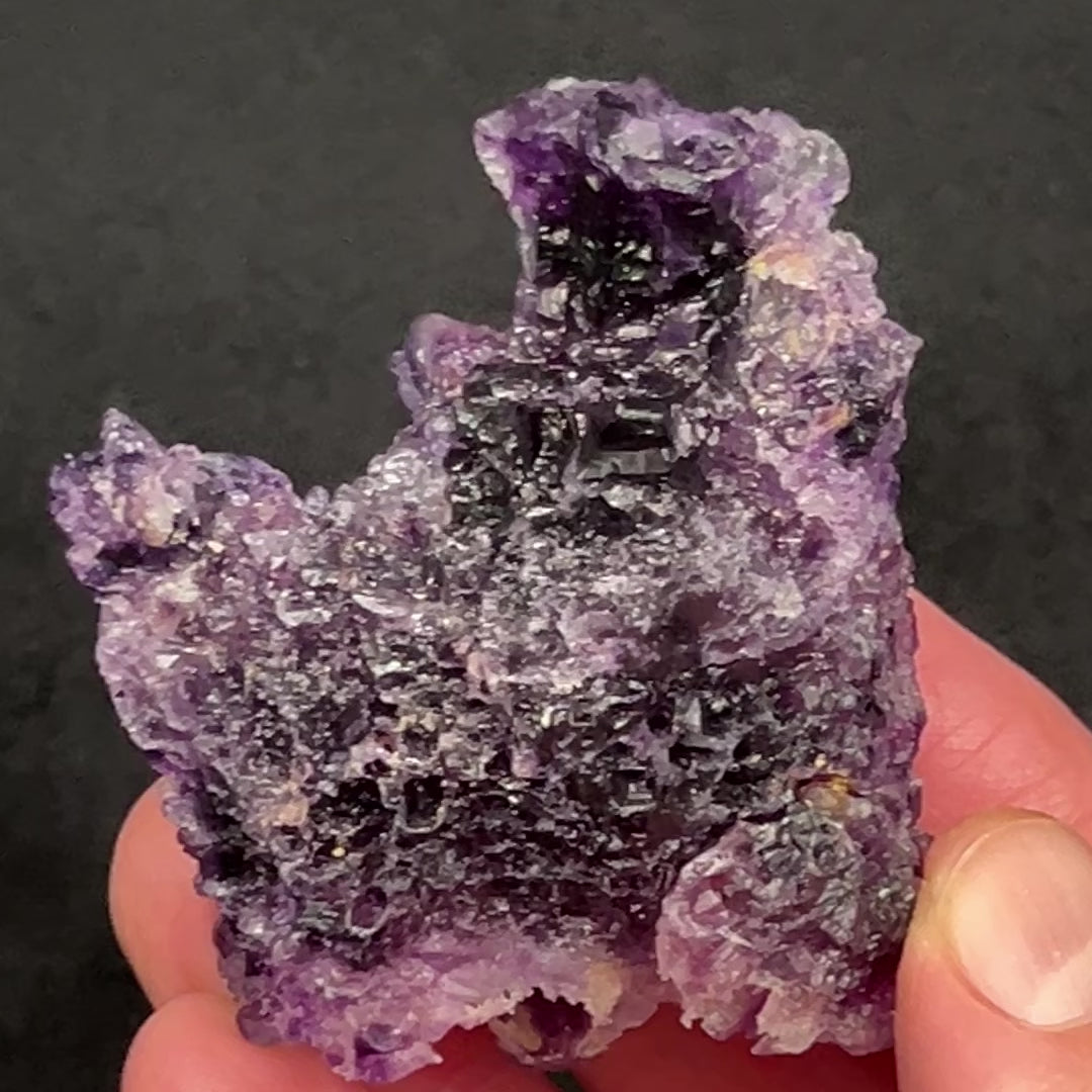 Less common Fluorite; old stock not always easy to obtain from a location attractive to mineral collectors, especially fluorite enthusiasts. The Zogno Mine, Bergamo, Italy.