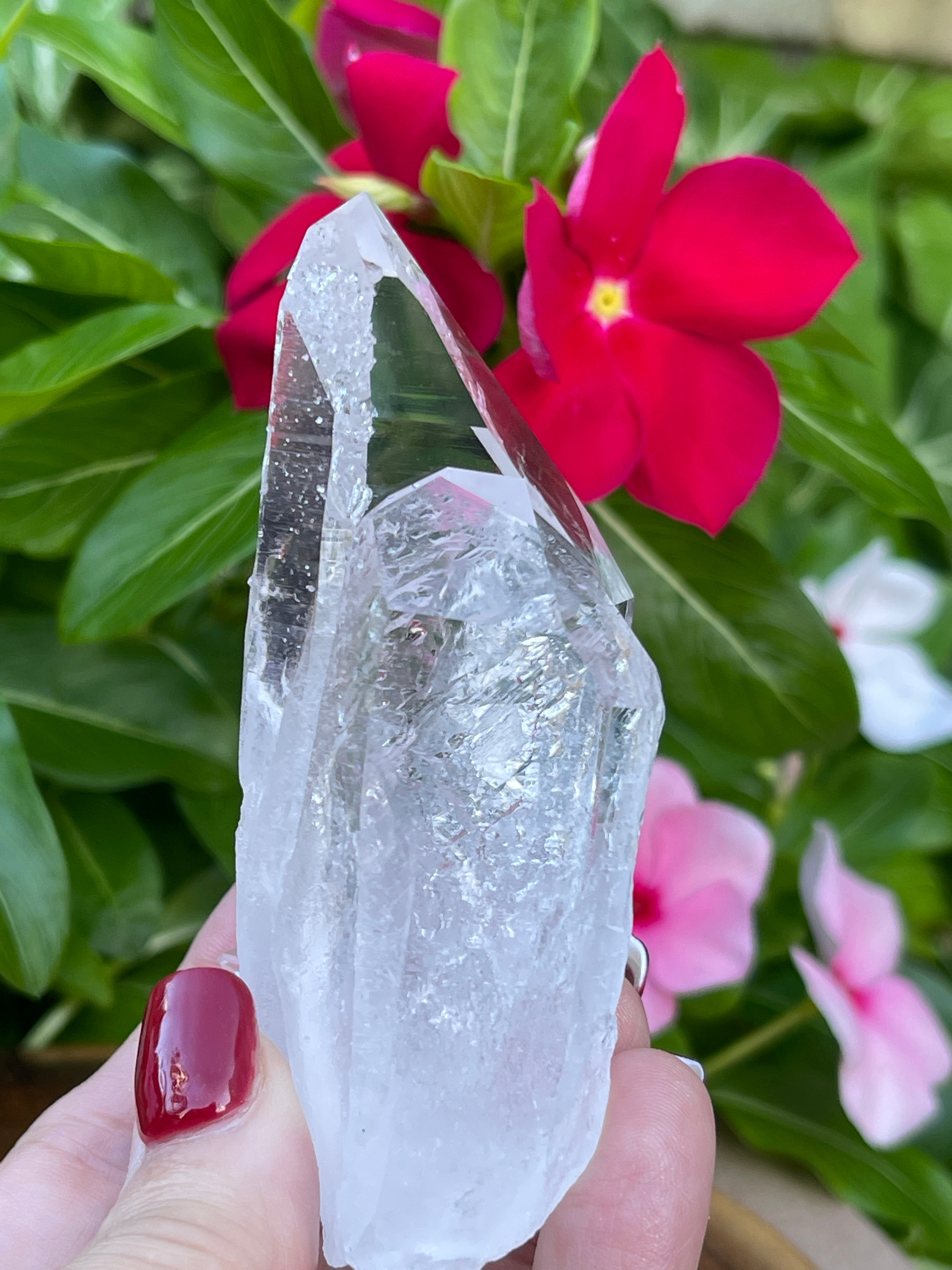 Arkansas Quartz Crystal Point Water Clear 146grams