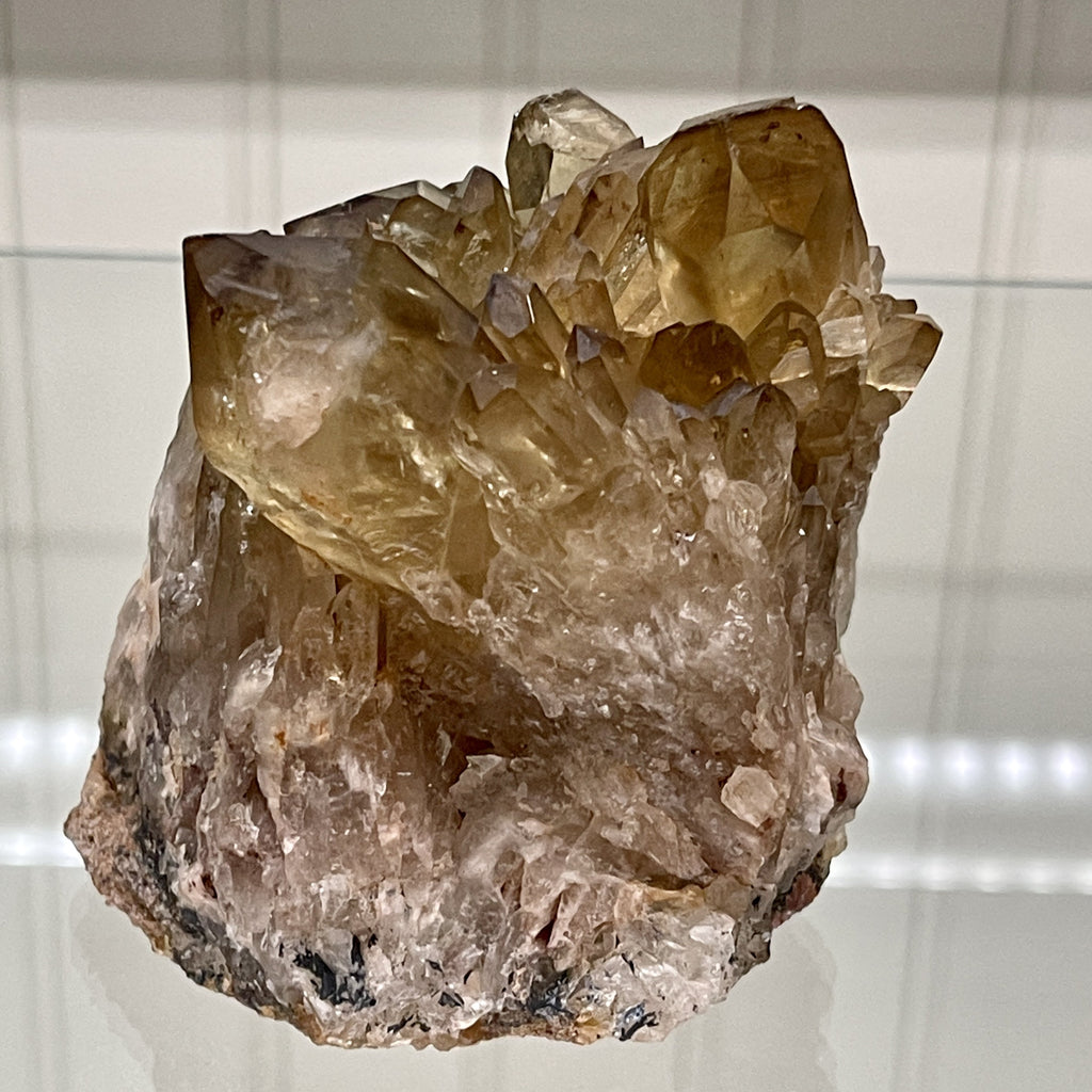 Congo Citrine natural Crystal Cluster manifesting abundance Crystal.