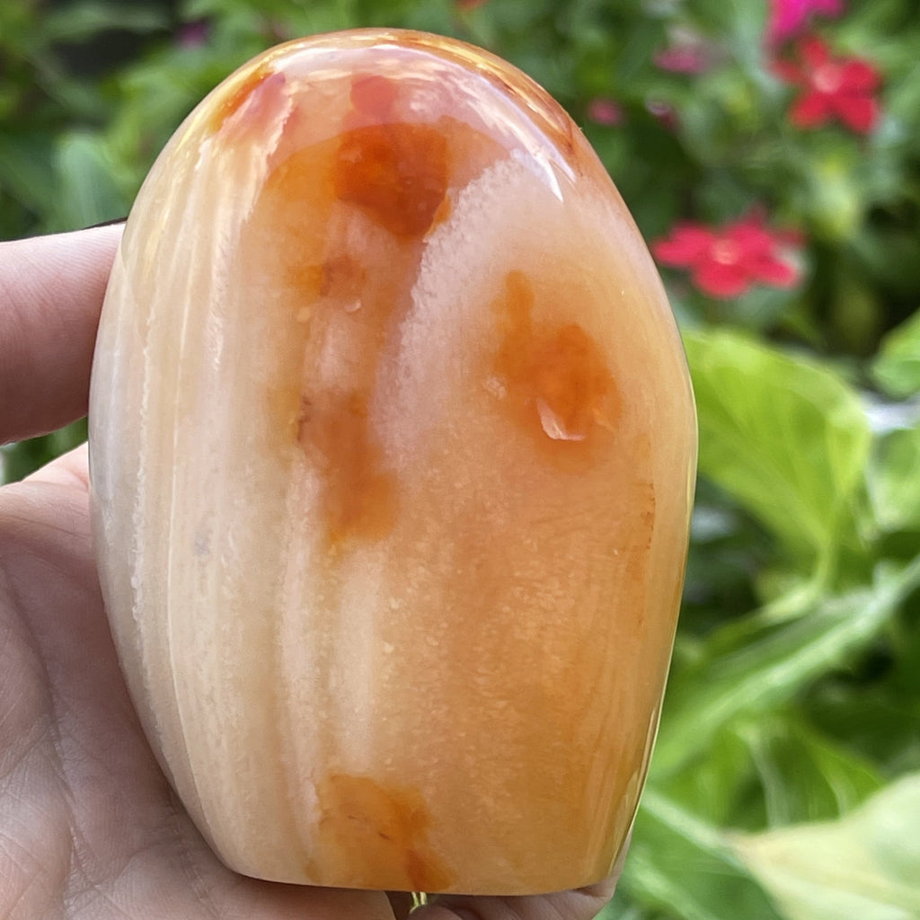 Carnelian Crystal Standing 263grams