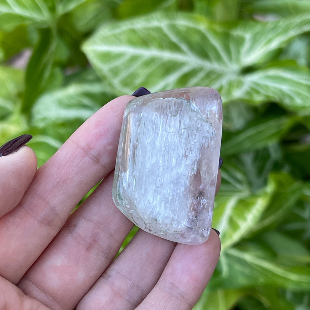Hiddenite Polished Stone | 33grams of Gemmy Spodumene Crystal