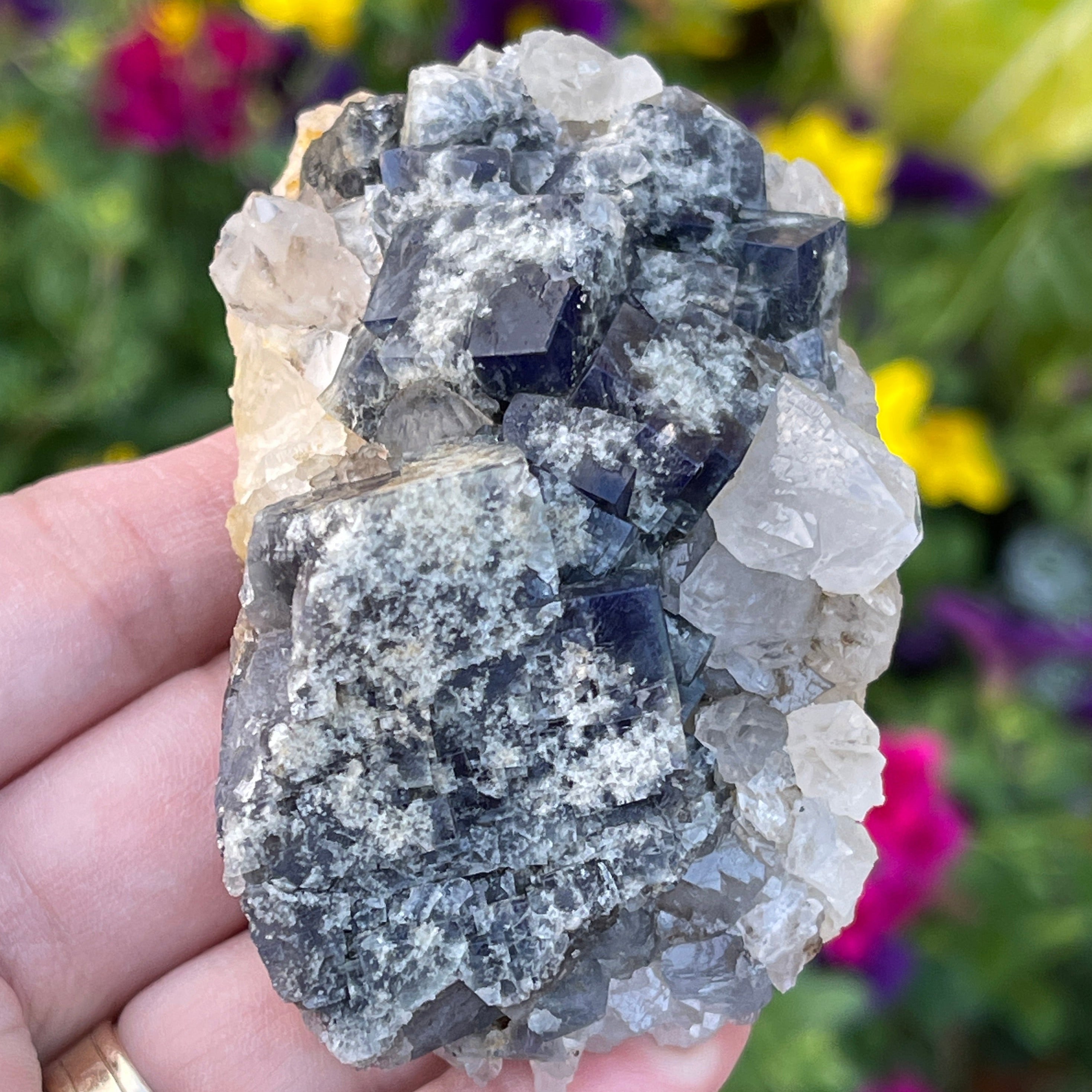 Fluorite Milky Way Pocket, Diana Maria Mine 161grams