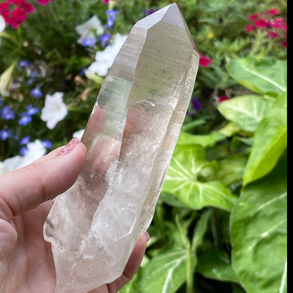 Lemurian Crystal Quartz 392gram | Healing Energy Crystal