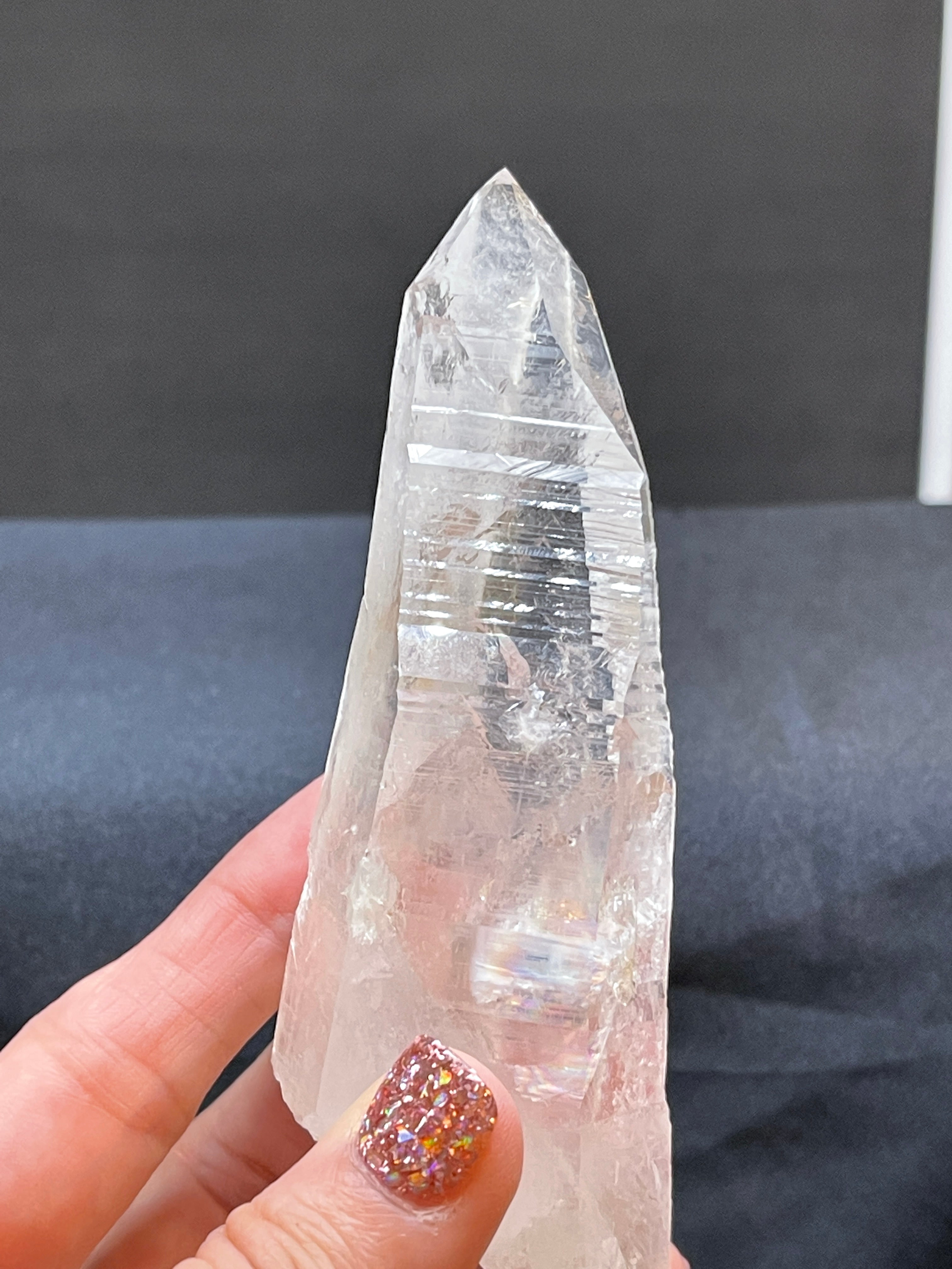 Colombian Quartz Pena Blanca 122gram | Water Clarity Lemurian Crystal