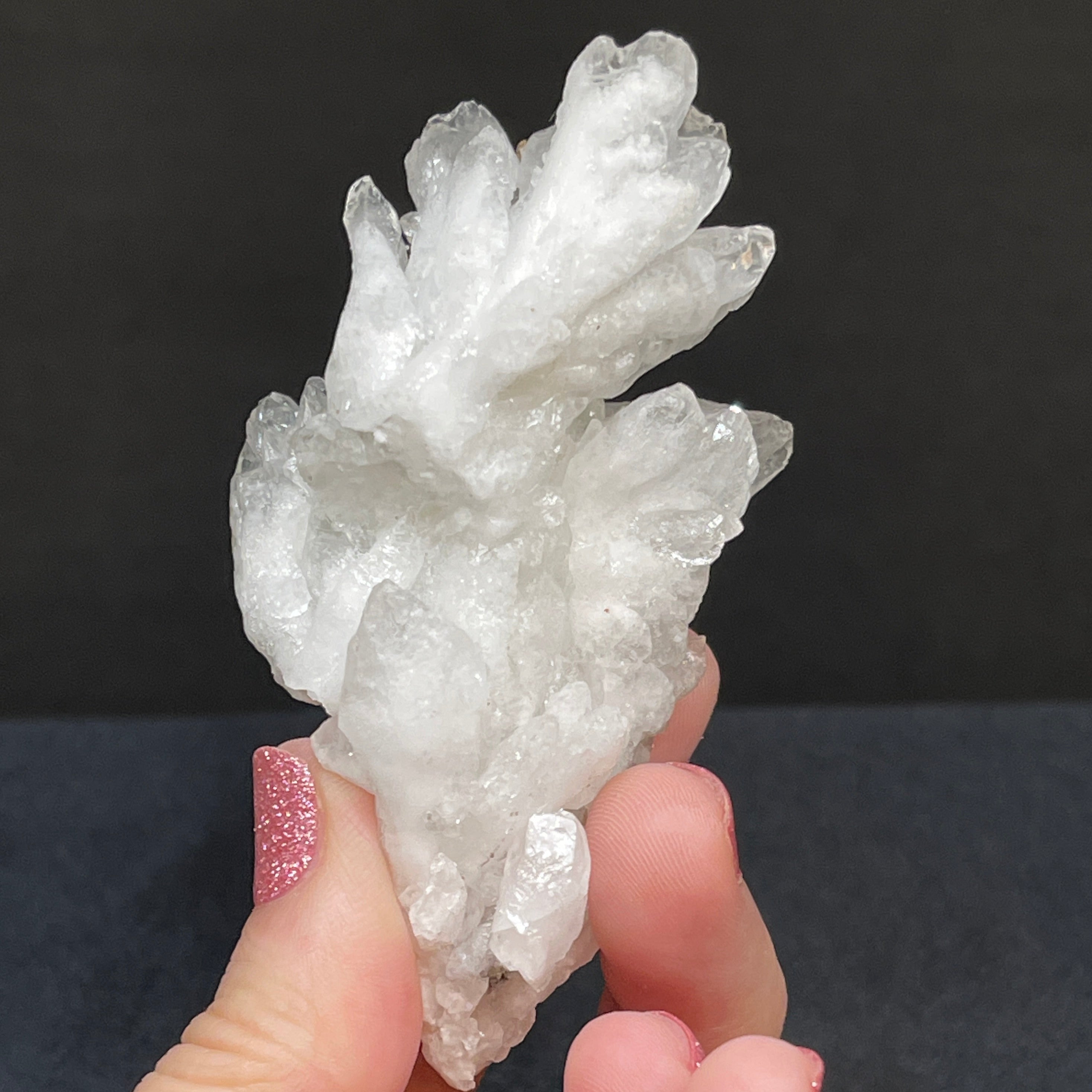 Calcite Aragonite Crystal Cluster Santa Eulalia Mining District Beautiful Specimen!