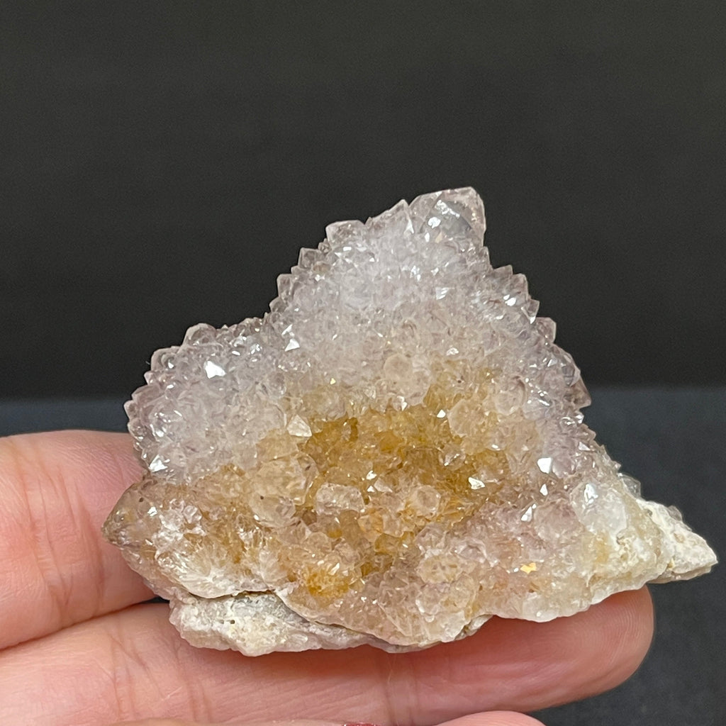 Spirit Cactus Quartz Crystals with Ametrine | 39grams Amethyst Spirit Cluster
