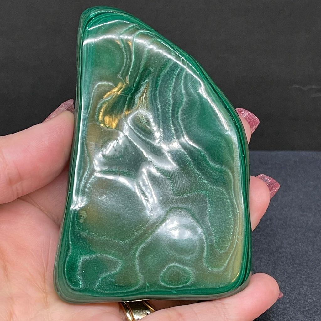 Beautiful Green Malachite Crystal.