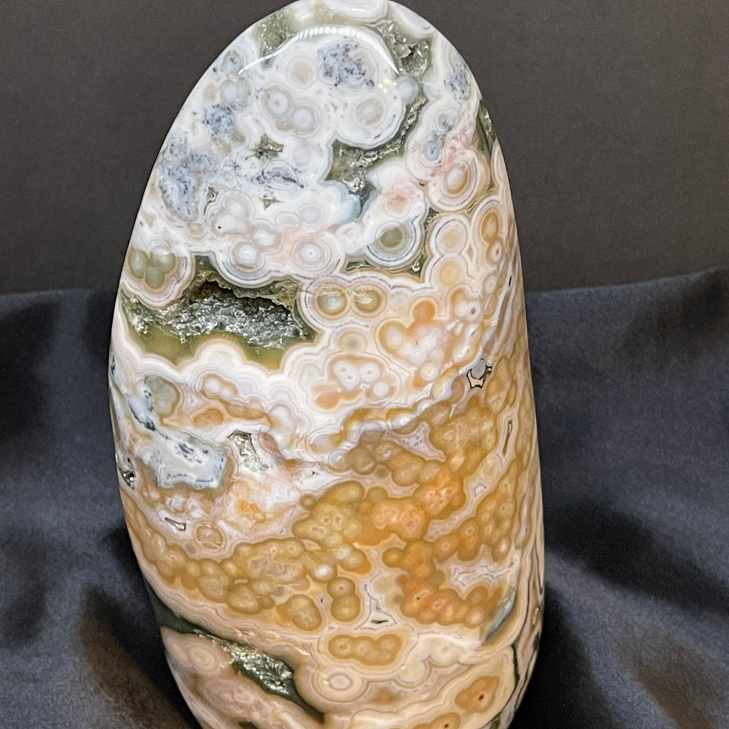 Rare Ocean Jasper Marovato 8th Vein Natural Stone 1045gr.