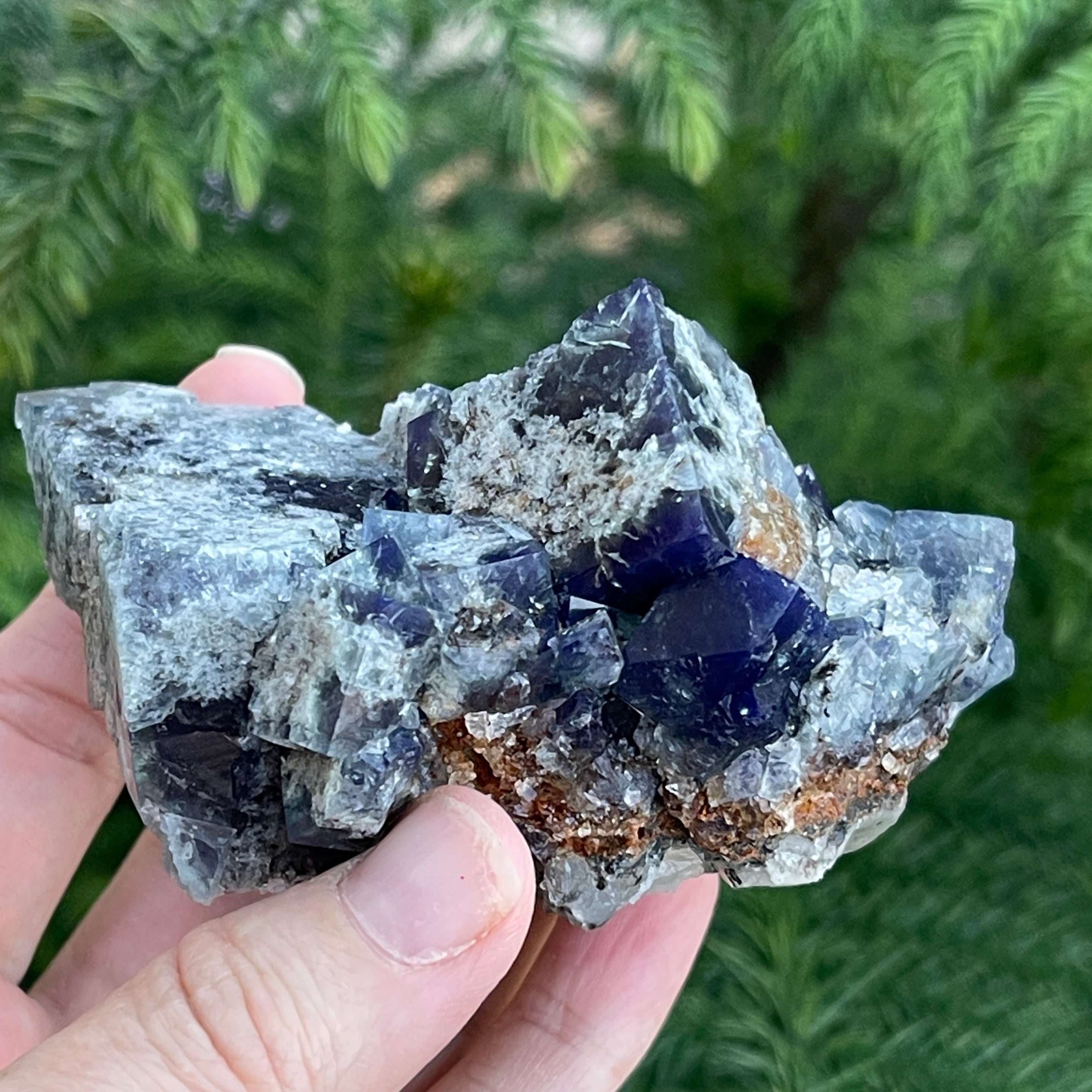 Fluorite Milky Way Pocket, Diana Maria Mine Crystal  267grams