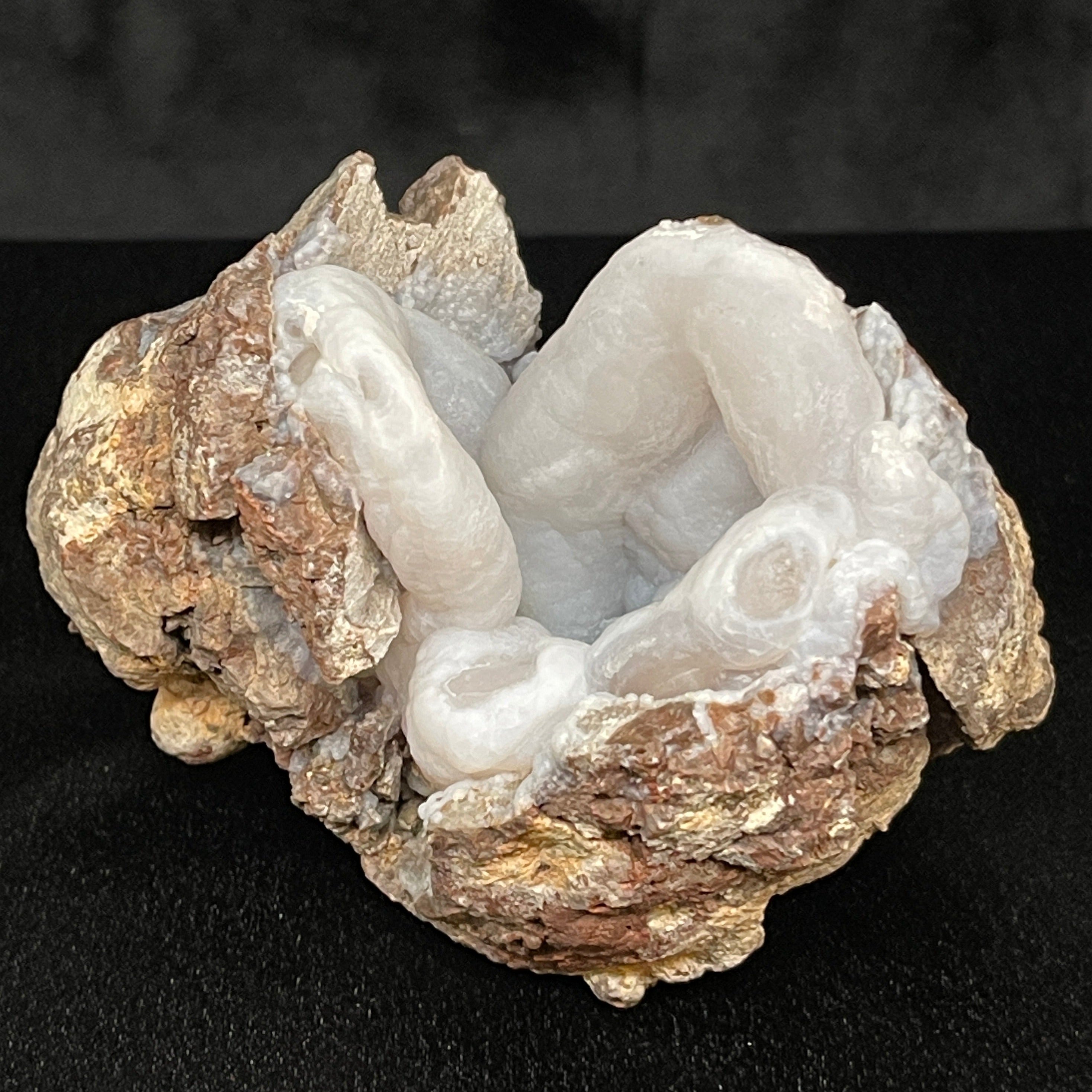 Double Chalcedony Cup UV Mineral