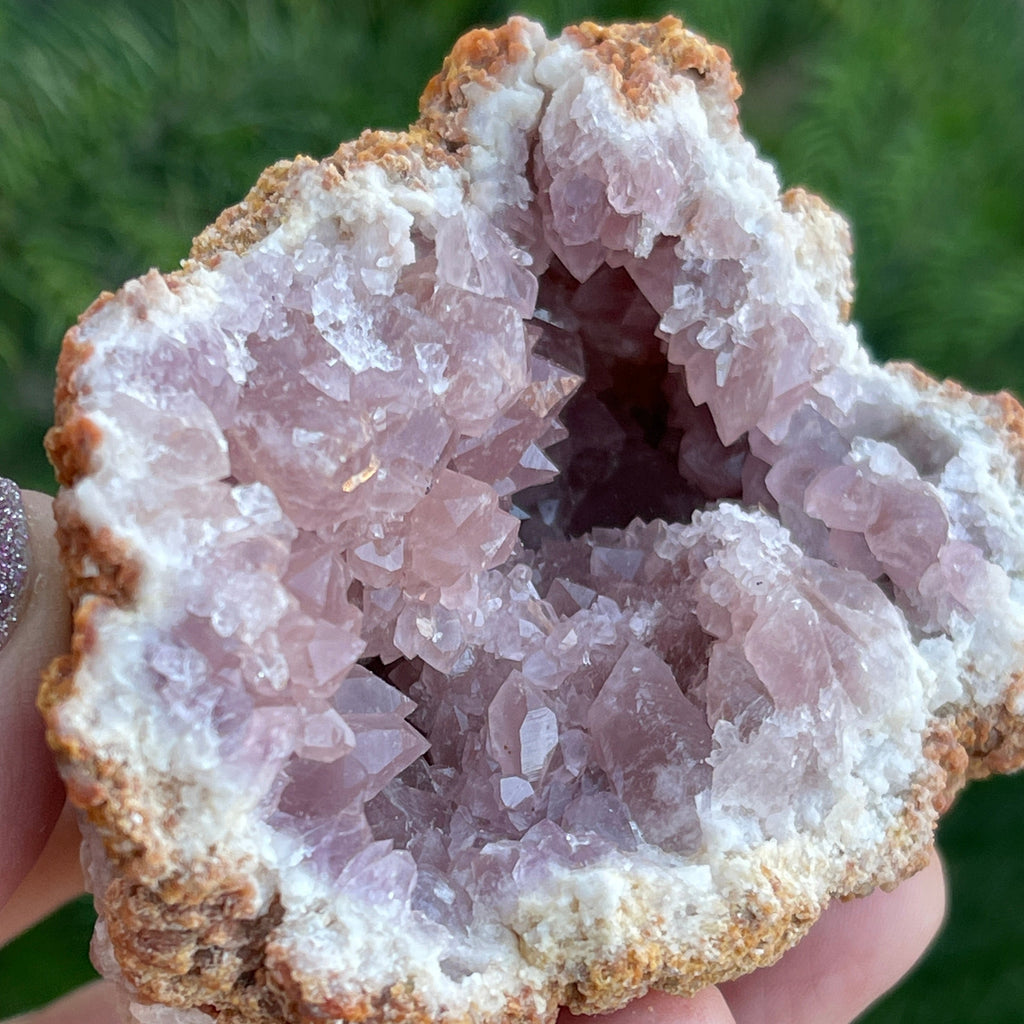 Pink Amethyst Crystal Geode 149 grams