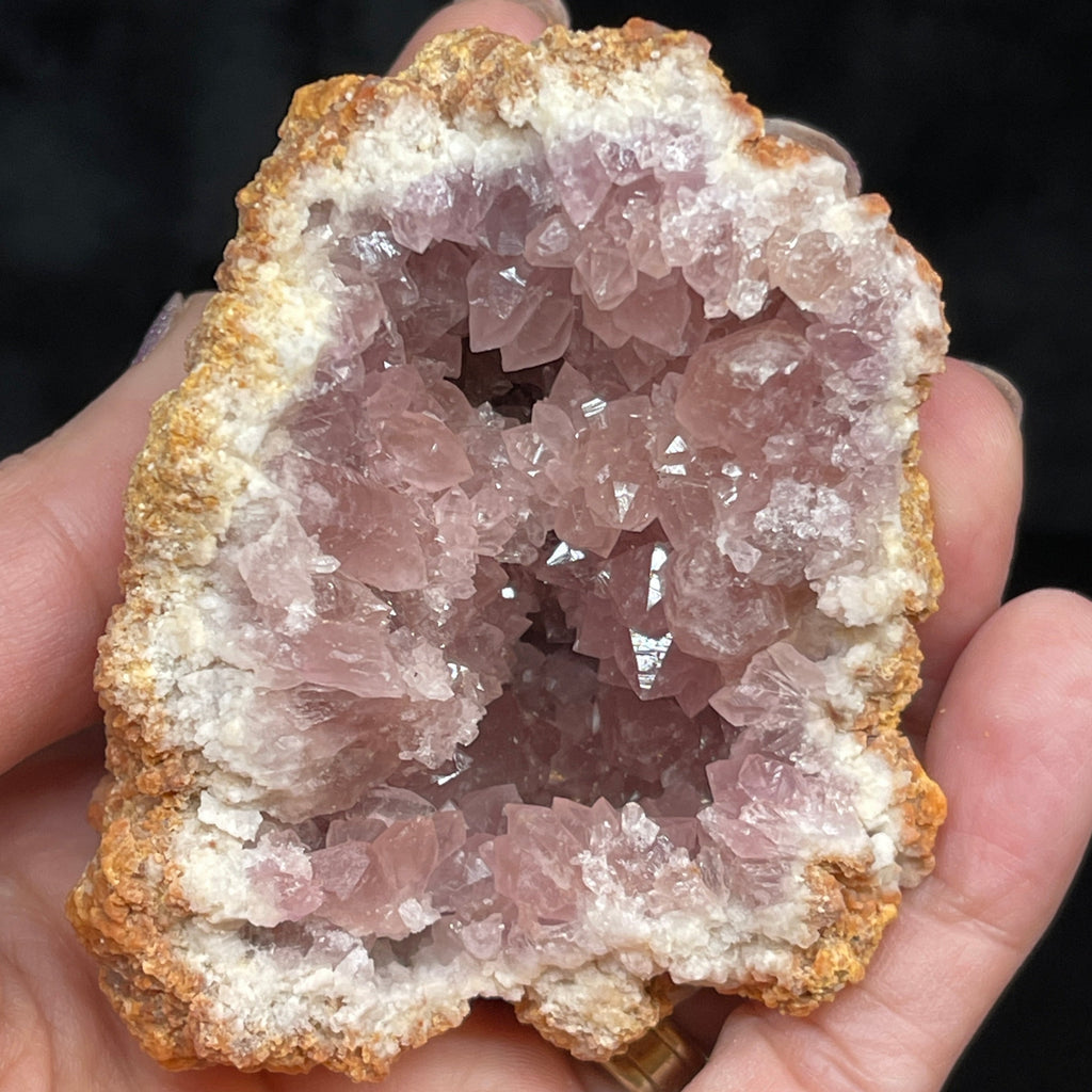 Pink Amethyst Crystal Geode 149 grams