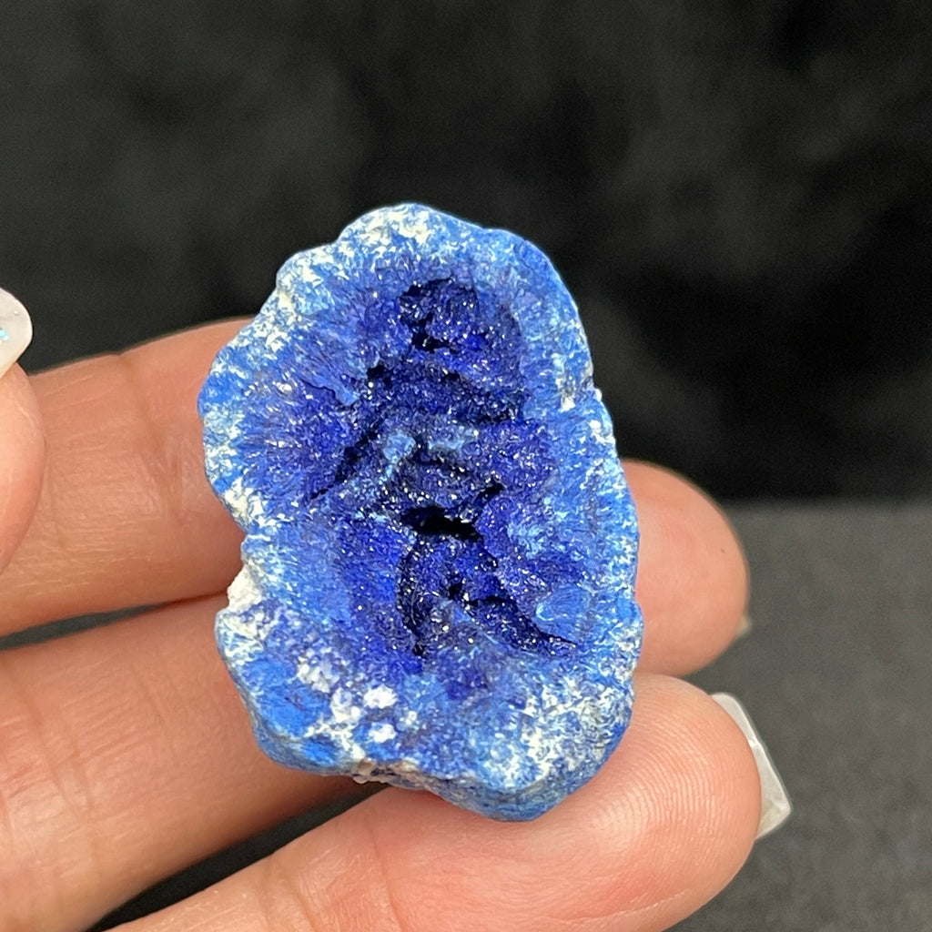 Azurite Blueberry Crystal Geode | Russia |  16grams