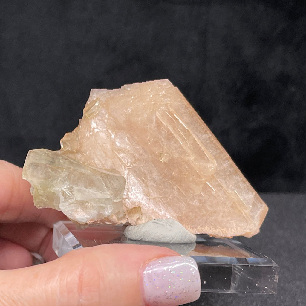 Peach Stilbite Apophyllite Crystal | Zeolite | 56grams