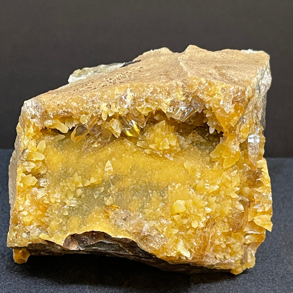 Very nice Barite with yellow Calcite from USA mine in South Dakota.