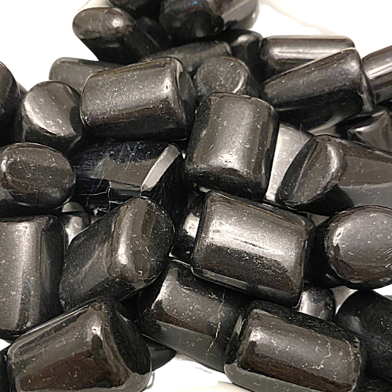 Black Tourmaline Tumbled Stones 1 inch size range