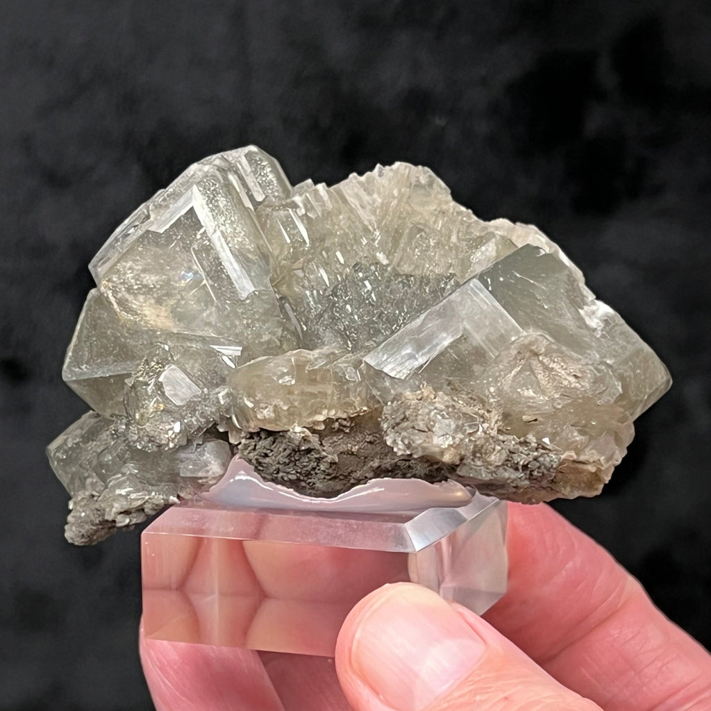 Calcite crystals of this size from this location in Illinois are less common. Source: Elmhurst #1 Mine, Dupage County, Illinois, USA.