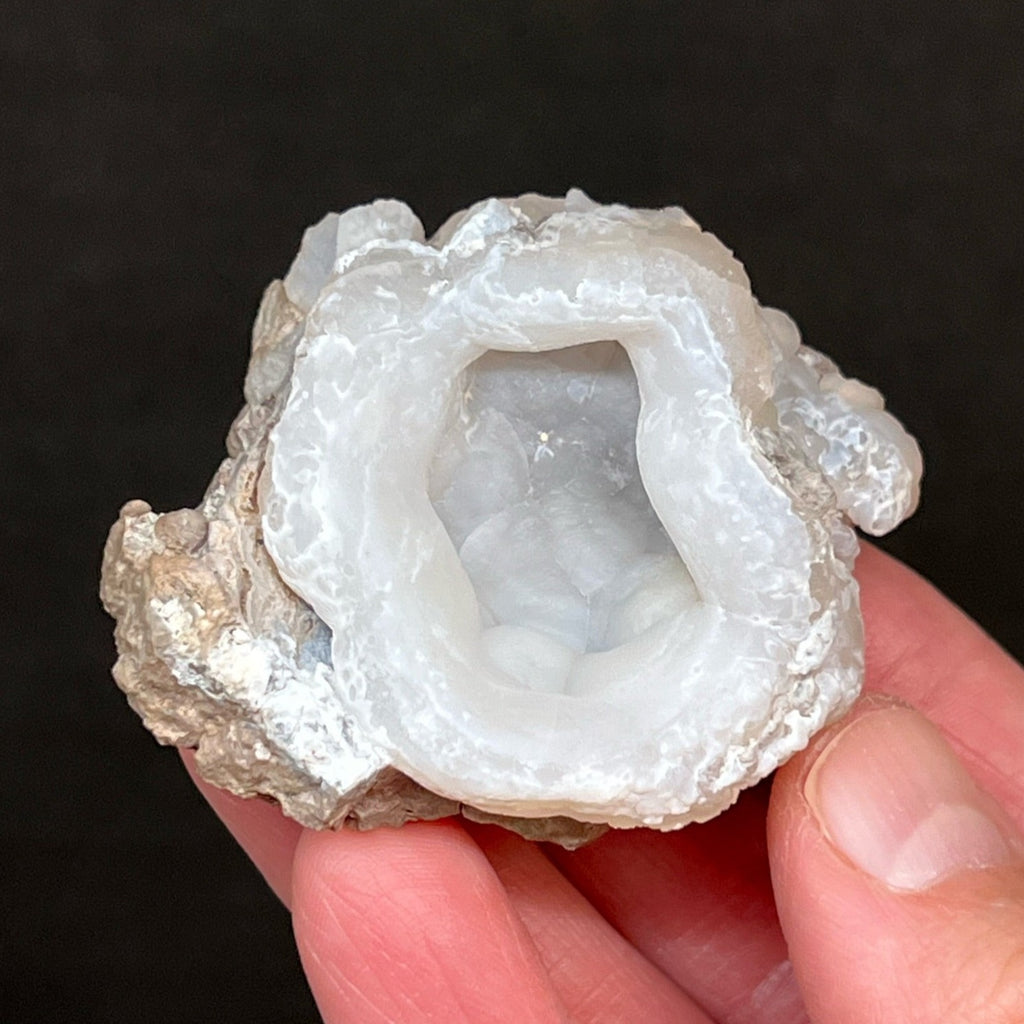 This is an enchanting Quartz var. Chalcedony specimen referred to as a natural Chalcedony Cup. 