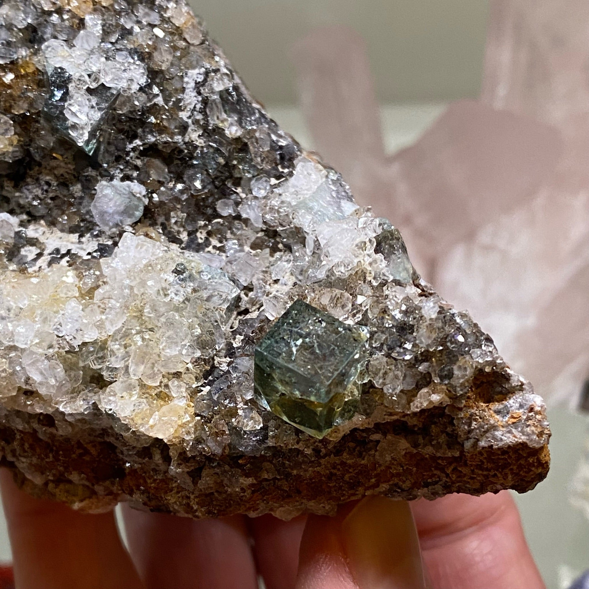 Gemmy Diana Maria Fluorite Cluster | Natural Fluorescence | 435g