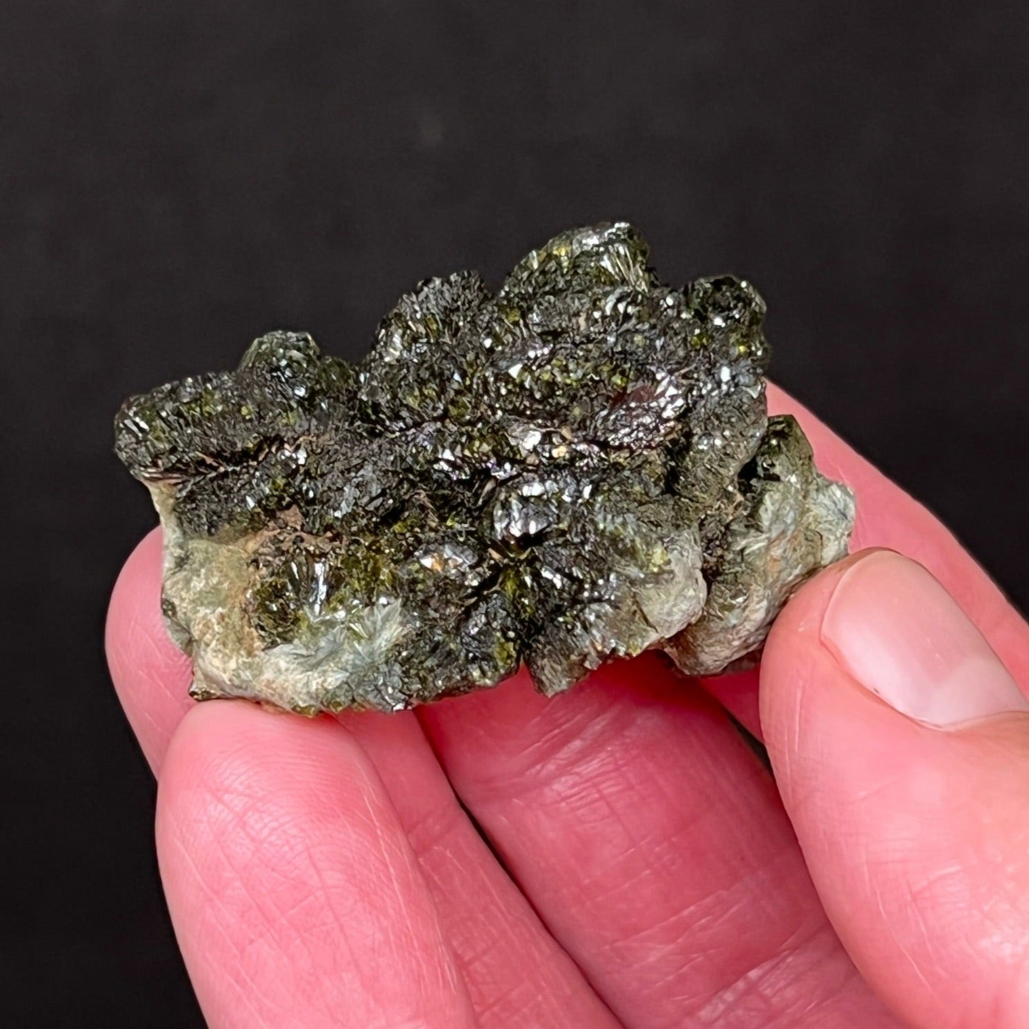 This fine Epidote specimen will be an excellent gift for the discerning collector.  The source for this beautiful, quality Epidote specimen is Jebel Masker, Imilchil area, Tounfit, Khenifra Province, Beni Mellal-Khenifra Region, Morocco.