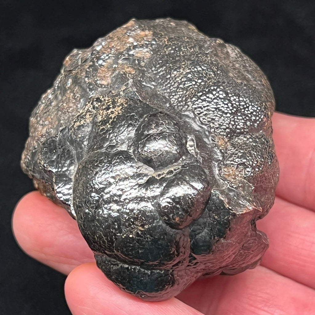 We love the eye-catching, mammillary presentation of the Hematite in this higher grade specimen.