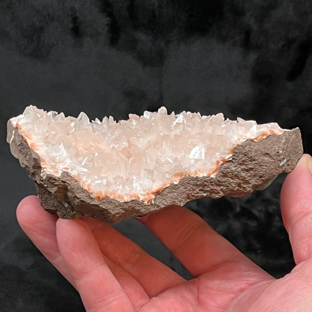 This one of the best wedge shaped, lustrous Heulandite specimens we've seen.