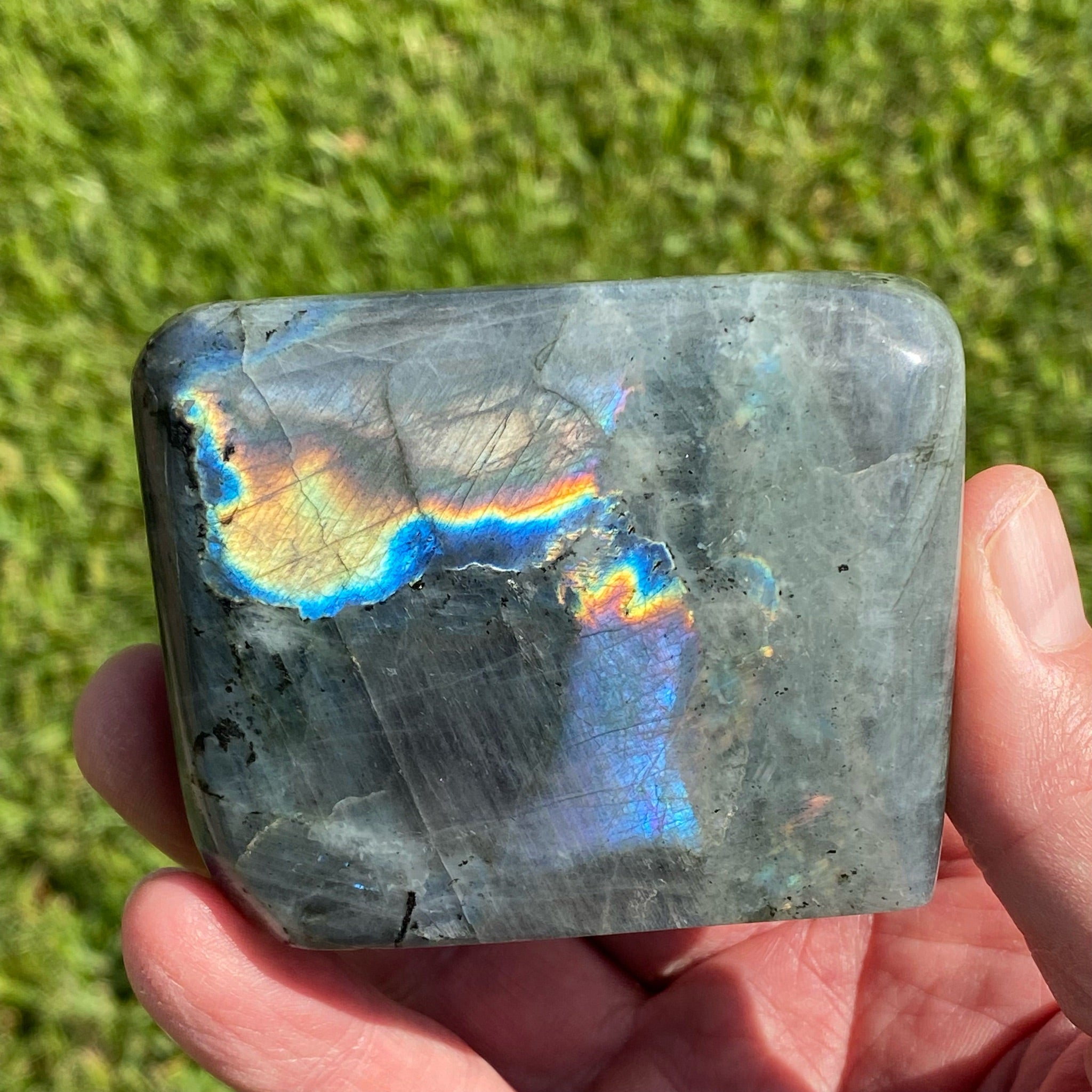 Labradorite Gorgeous Flash | Electric Blue, Pink | 291g