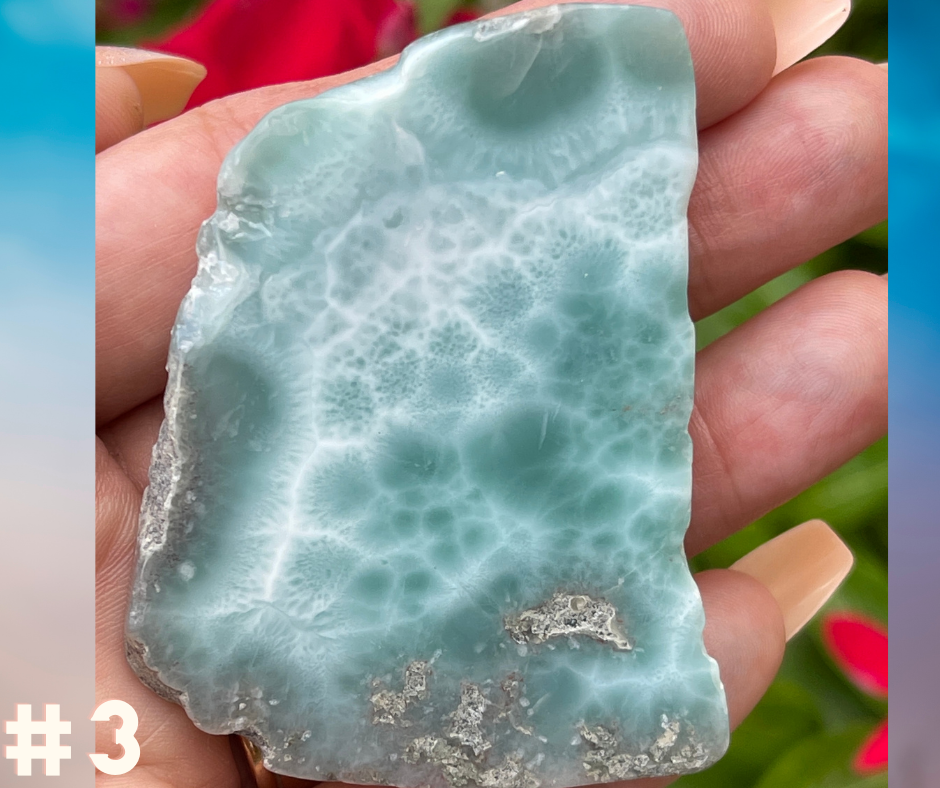 53g A+ Larimar Slab, Raw Stone, Larimar Crystal, Larimar Stone, shops Sea Glass, Natural Rock, Calming Crystals, Dolphin Stone, Worry Stone