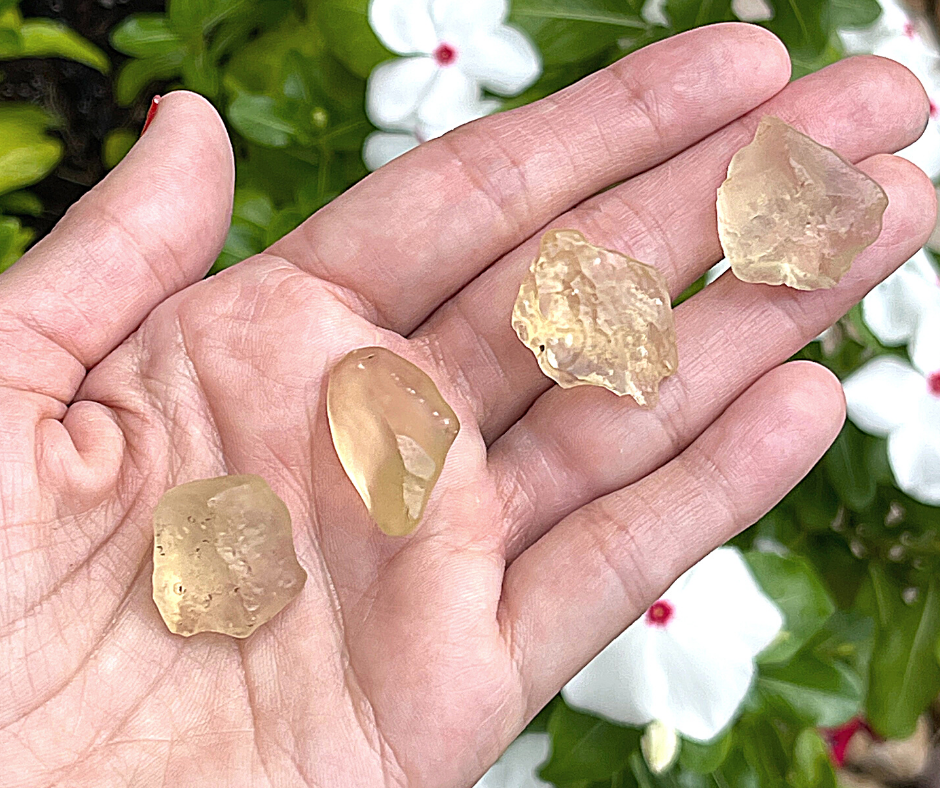 Libyan Desert Glass 4 grams | Authentic Gold Tektite from Egypt
