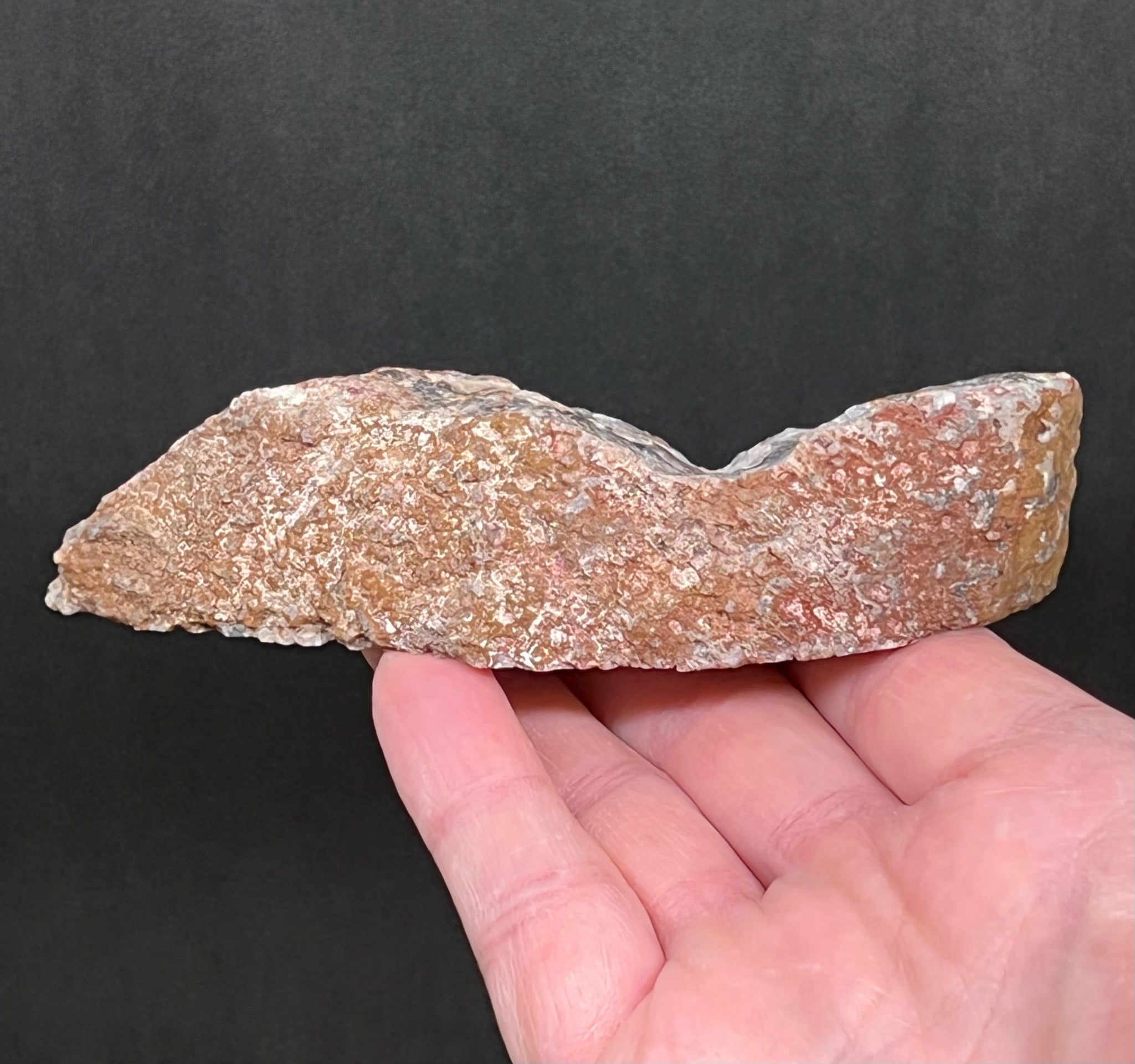 Agate Polished Face Agouim Morocco Patterns Translucent | 180g