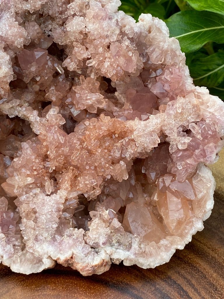 Gloriously Beautiful, Very Large, Quality Pink Amethyst Crystal Geode | 430 grams